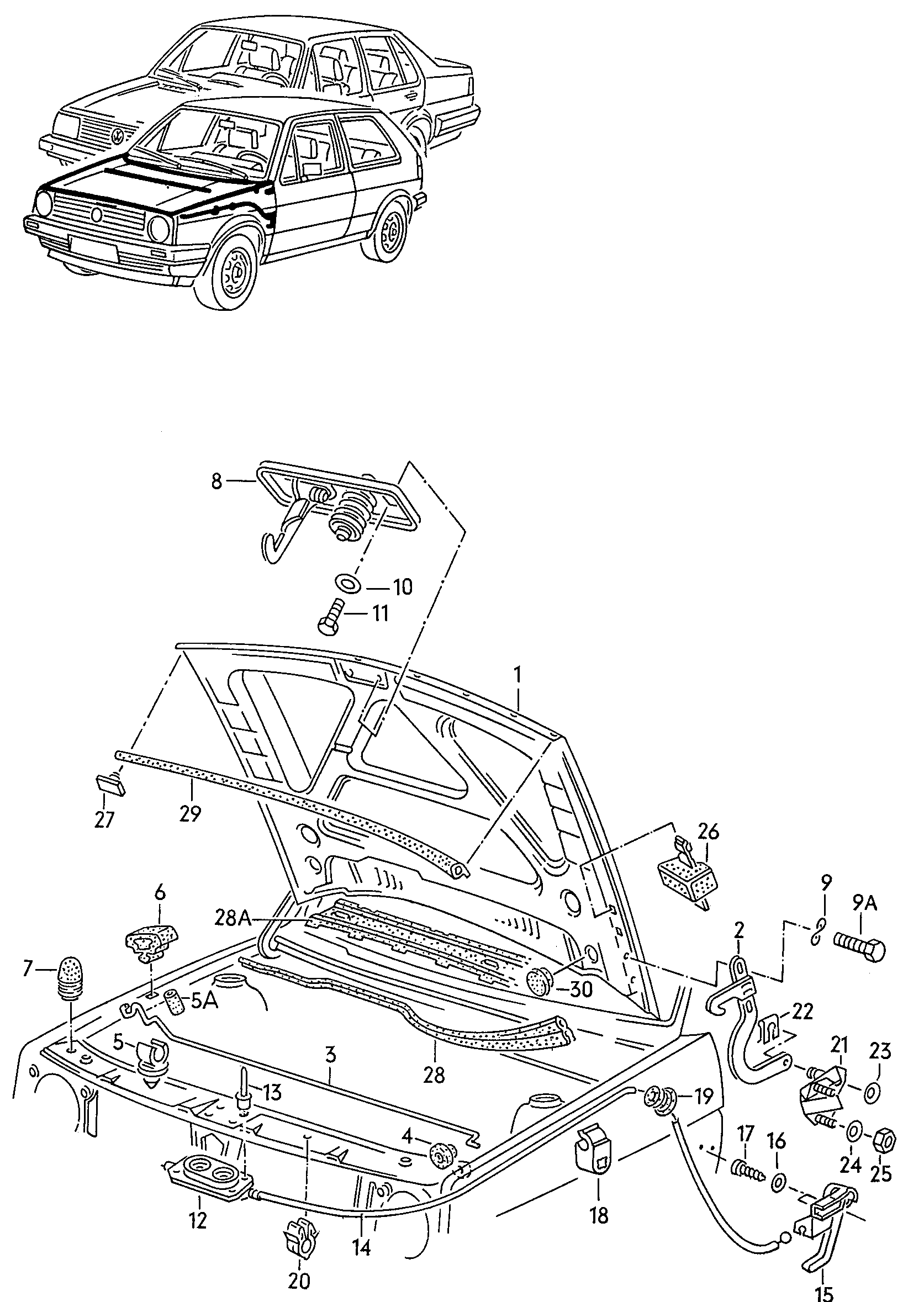 VAG 867827500A - Bagāžas / Kravas nodalījuma pārsegs ps1.lv