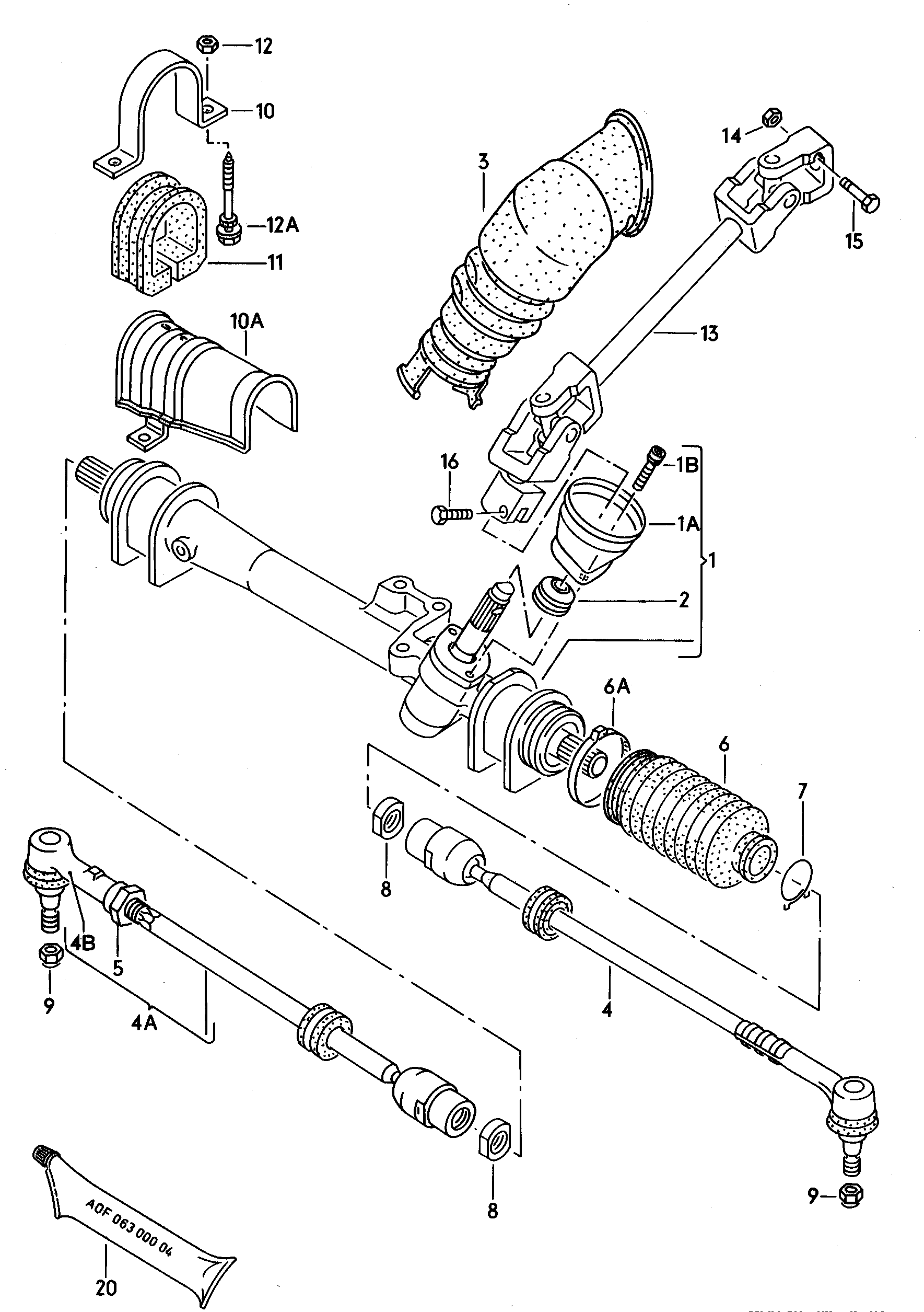 AUDI 191 419 811 - Stūres šķērsstiepņa uzgalis ps1.lv