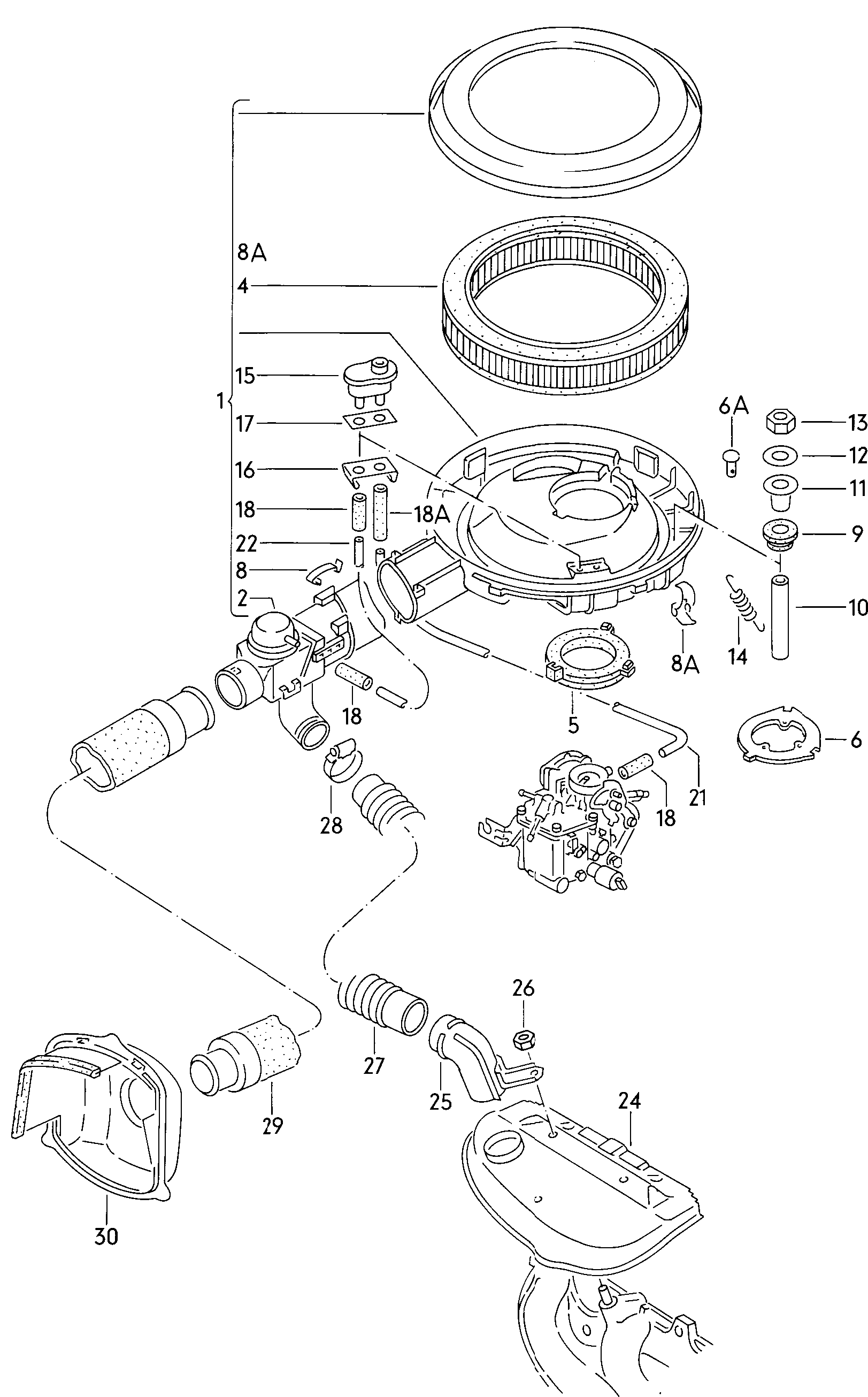 Seat 052129620 - Gaisa filtrs ps1.lv