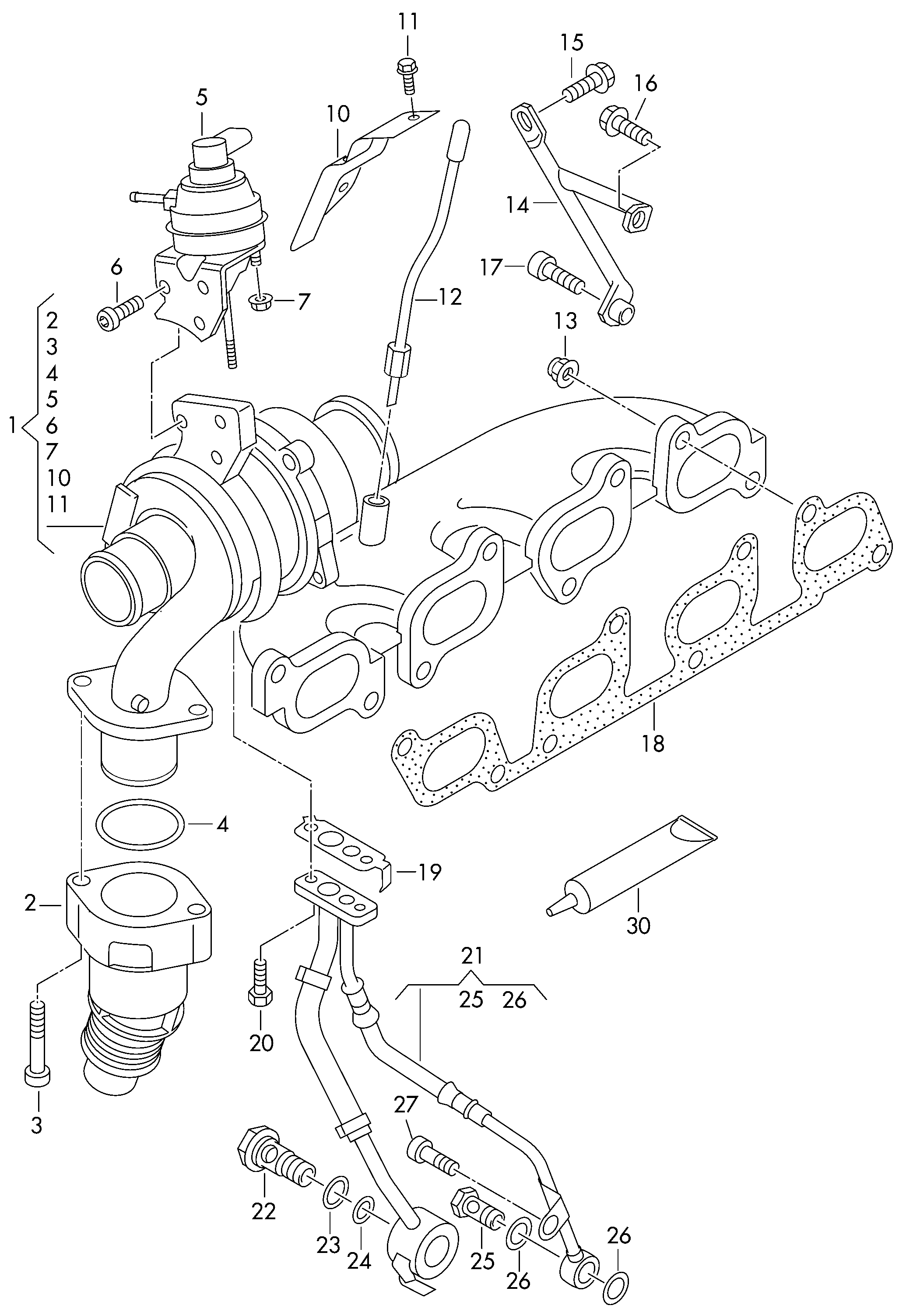 VAG 03L253014A - Kompresors, Turbopūte ps1.lv