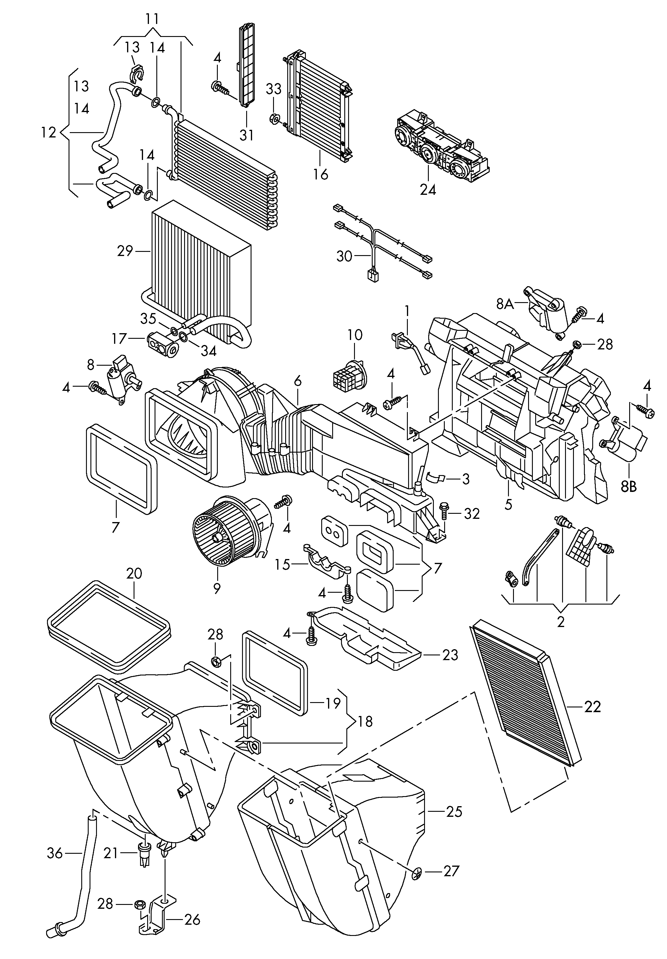 VAG 2E0 819 987 A - Ieplūdes sistēma, salona telpas gaiss ps1.lv