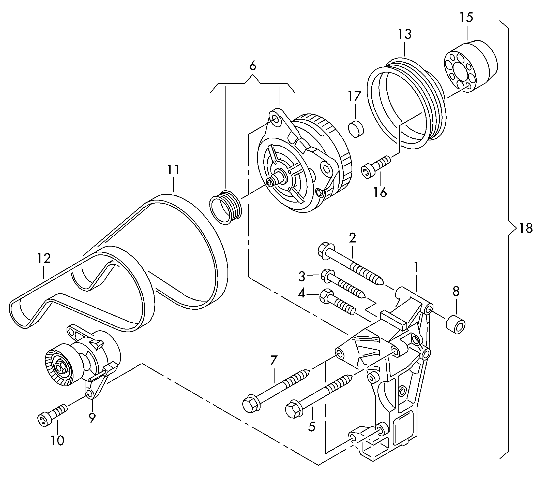 VAG 03L903137P - Ķīļrievu siksna ps1.lv