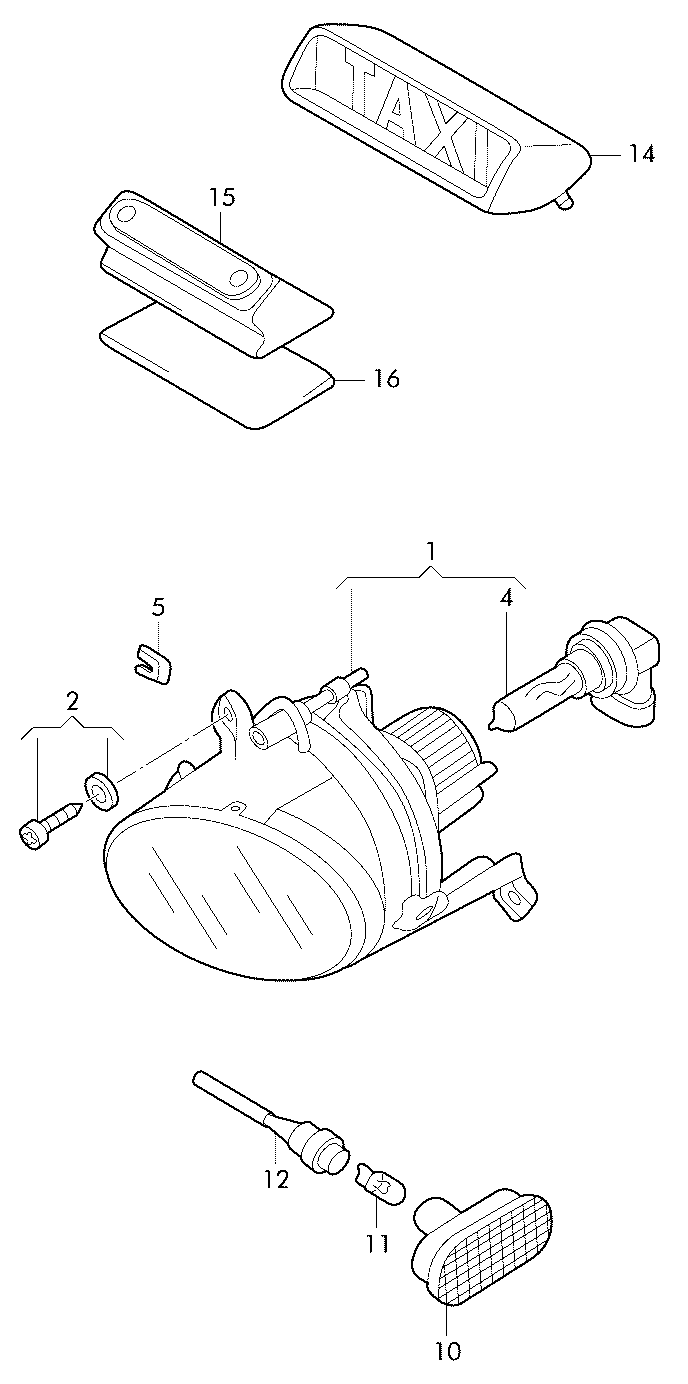 Seat 2K0 949 117 - Turn signal indicator ps1.lv