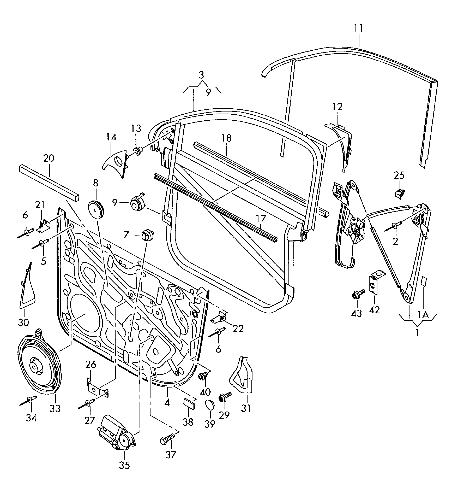 VAG 7L0845421 - Sānu logs ps1.lv