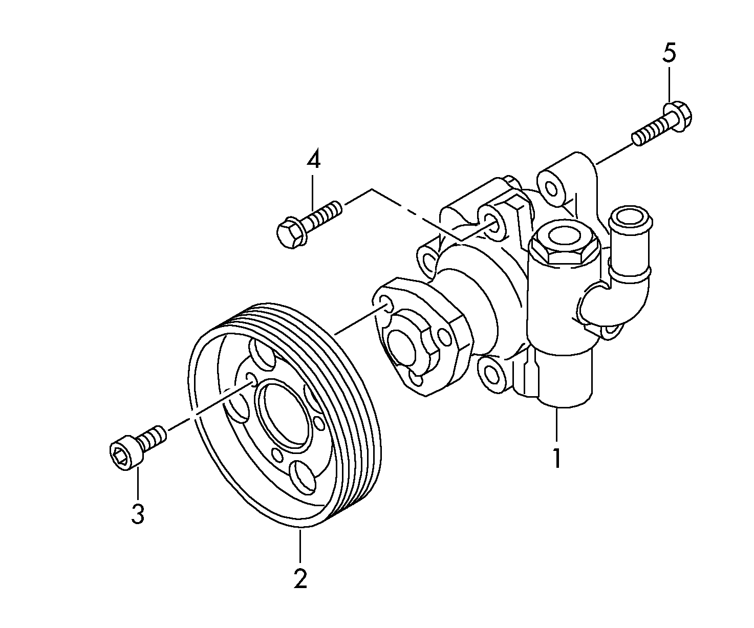 VAG 7L6 422 154 E - Hidrosūknis, Stūres iekārta ps1.lv