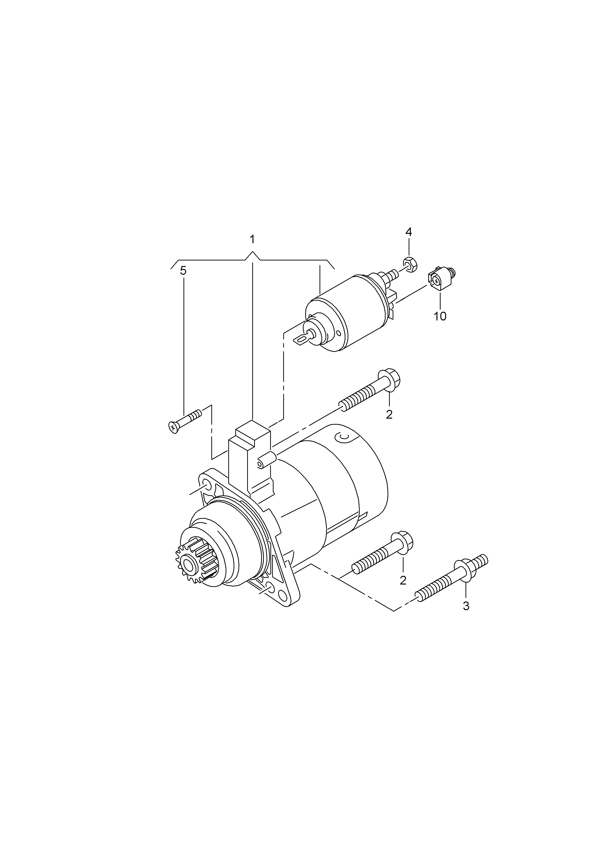 Skoda 02Z911024 - Starteris ps1.lv