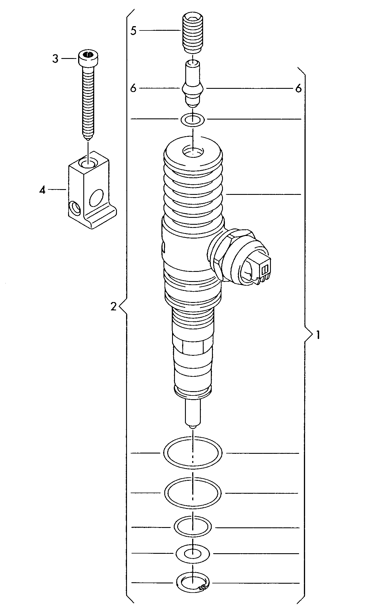 VW 038 109 451 B - Smidzinātāja korpuss ps1.lv