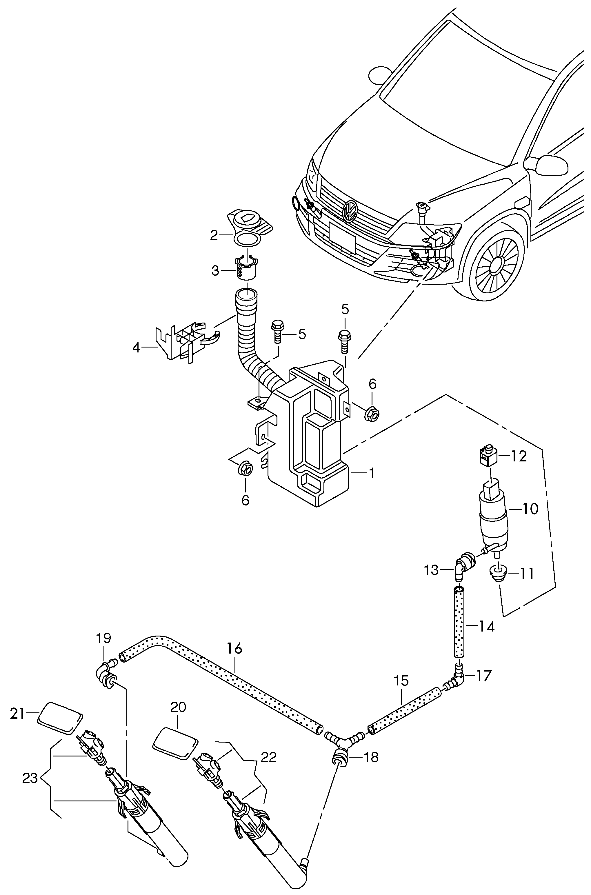 Seat 5N0 955 103 A - Ūdens sprausla, Lukturu tīrīšanas sistēma ps1.lv