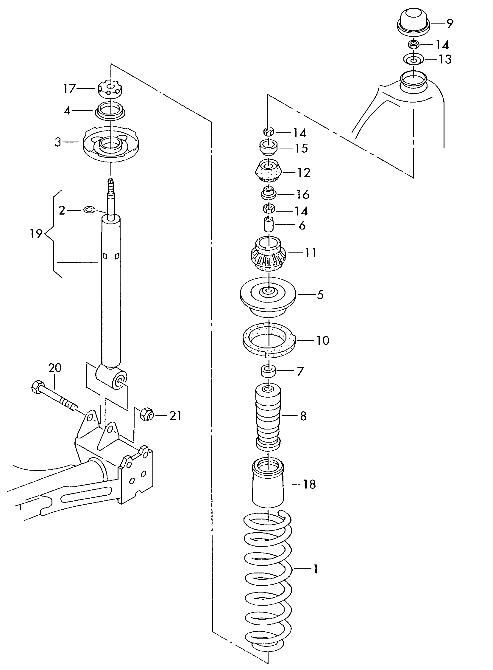 VAG 6N0 513 031 L - Amortizators ps1.lv