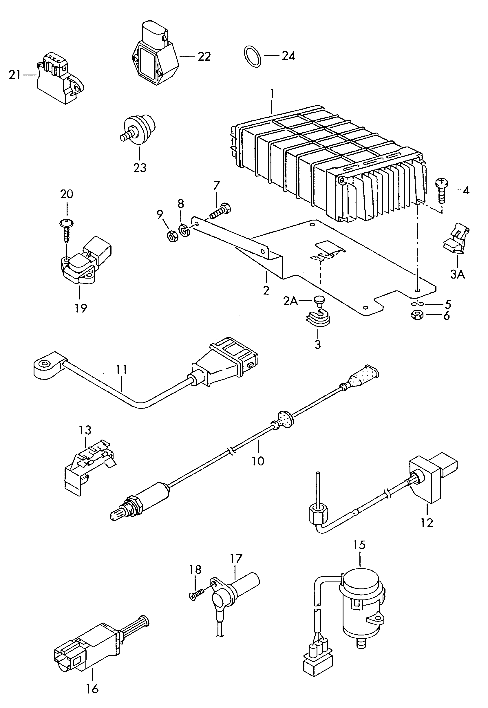 VAG 030907601D - Impulsu devējs, Kloķvārpsta ps1.lv