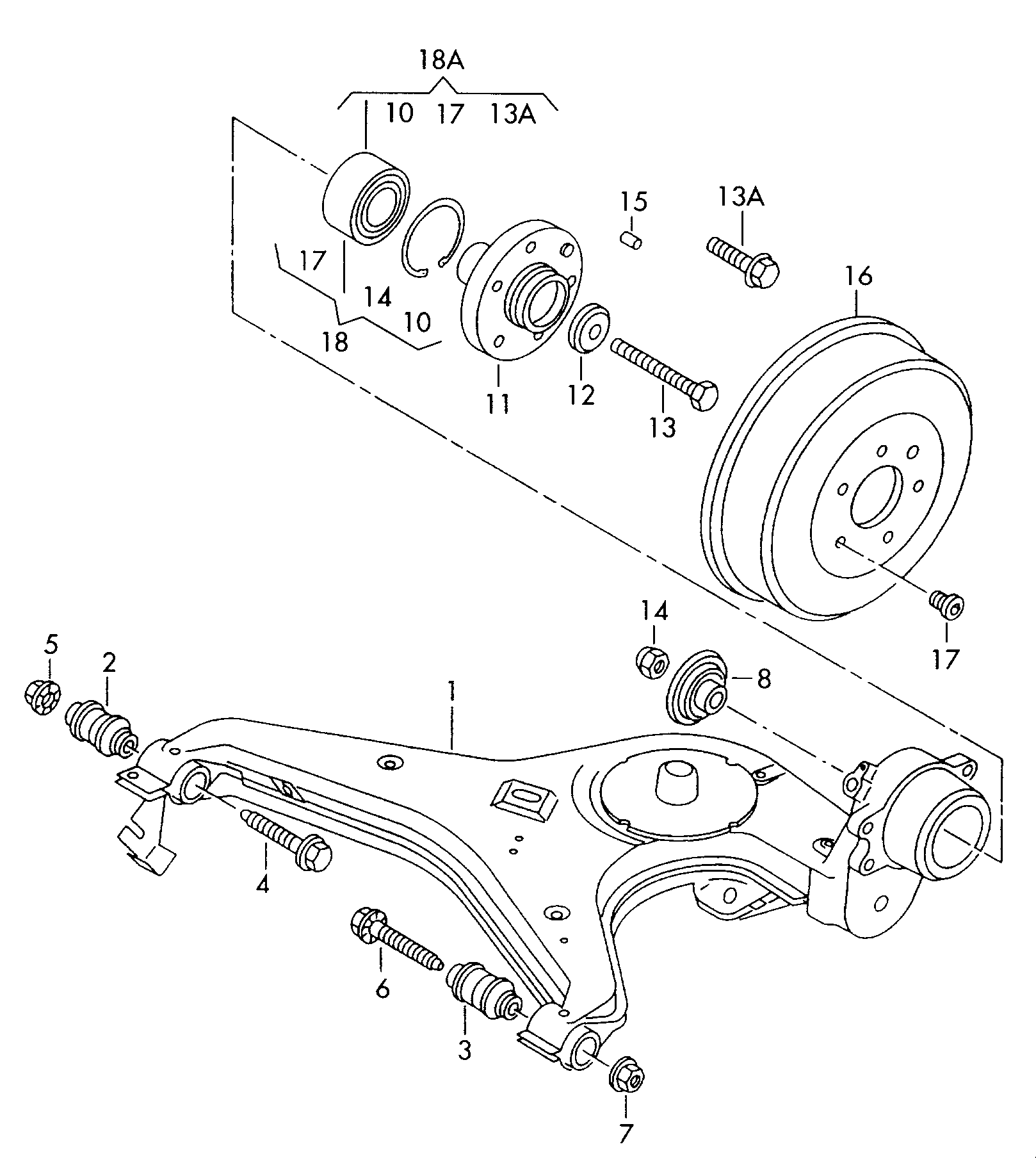 AUDI N  10256604 - Riteņa rumbas gultņa komplekts ps1.lv