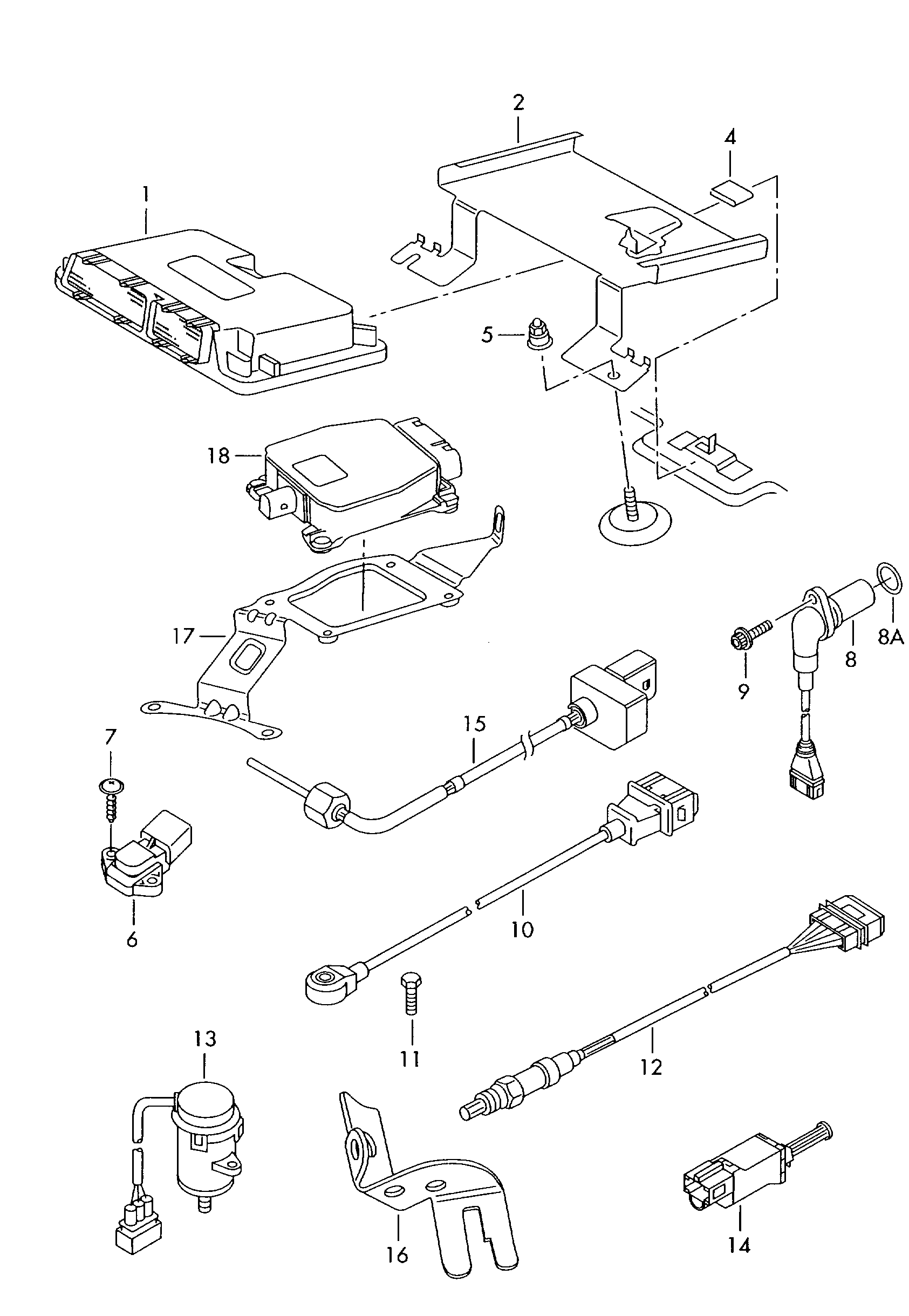 VAG 1J0927189E - Vadības slēdzis, Kruīzkontroles sistēma ps1.lv