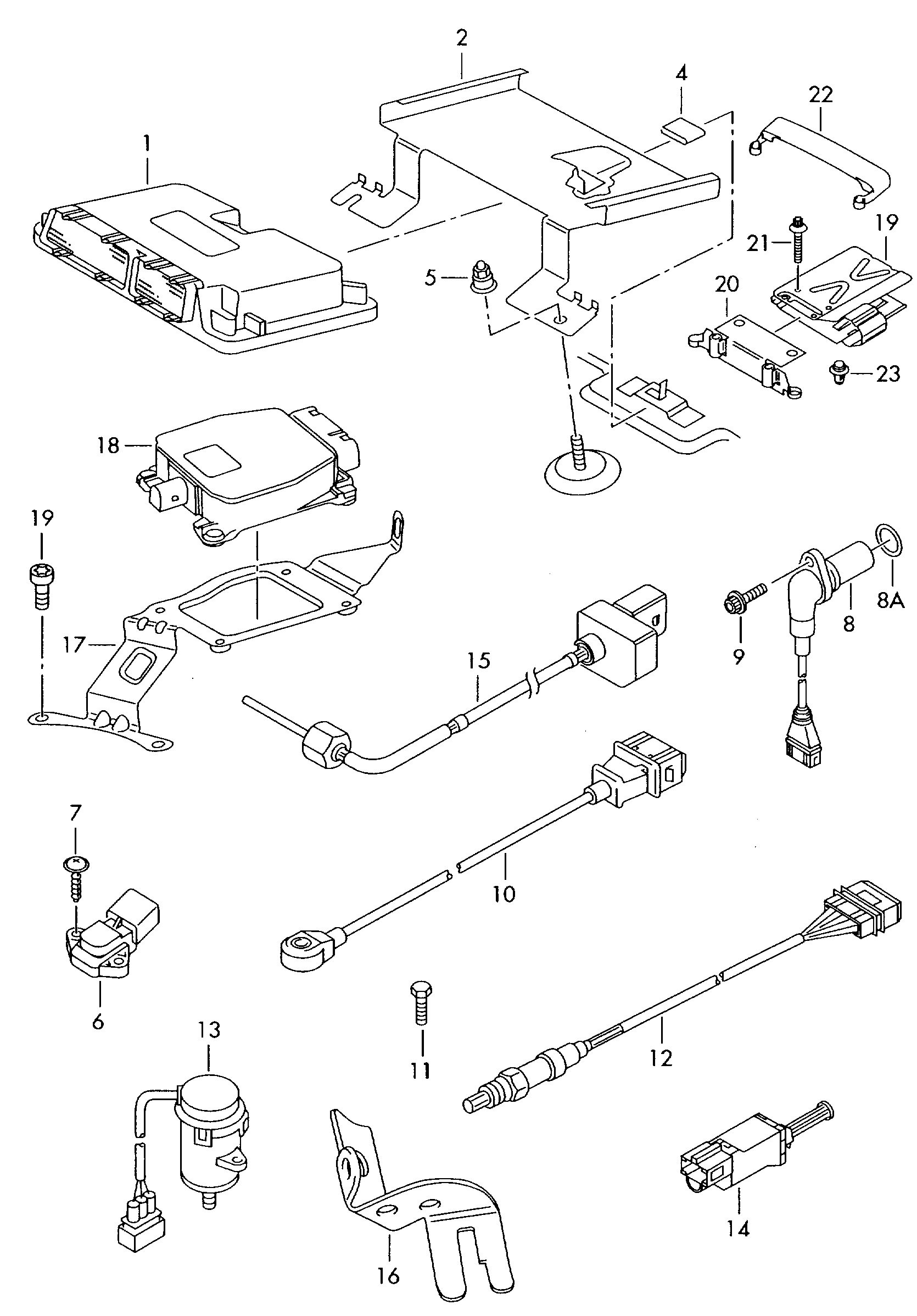 AUDI 030957147T - Impulsu devējs, Kloķvārpsta ps1.lv