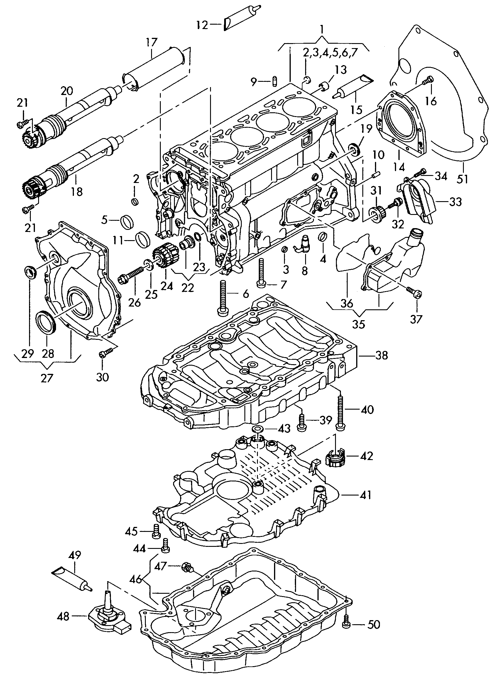 VAG 06J 103 600 AF - Eļļas vācele ps1.lv