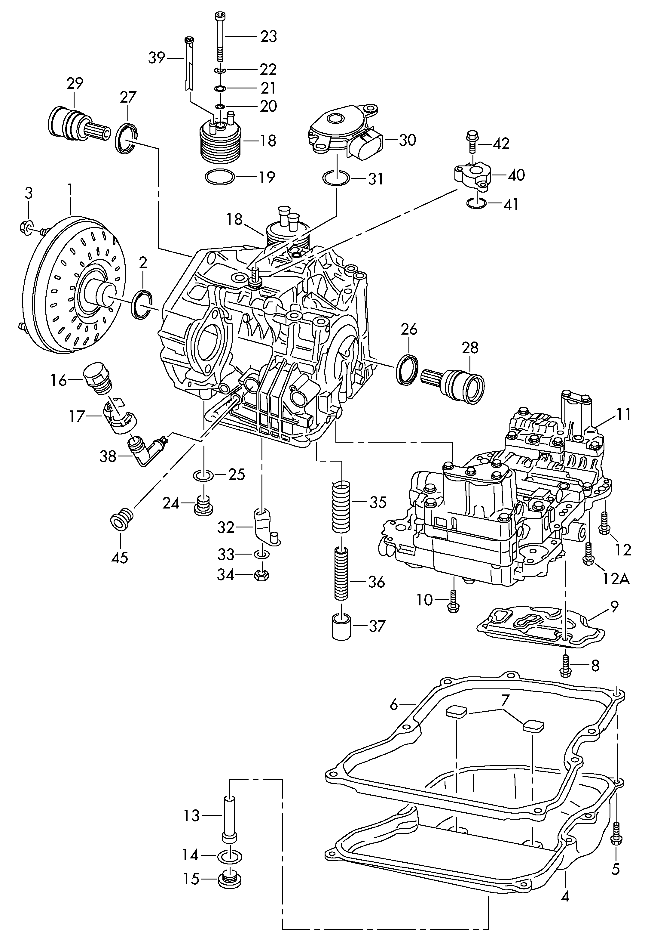 Seat 09G 325 429 A - Hidrofiltrs, Automātiskā pārnesumkārba ps1.lv