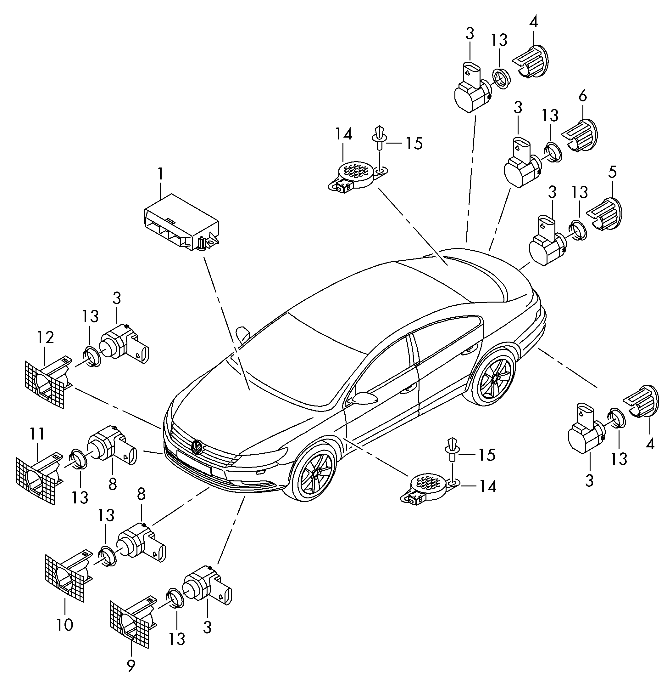 Seat 1S0 919 275 D - Sensor ps1.lv