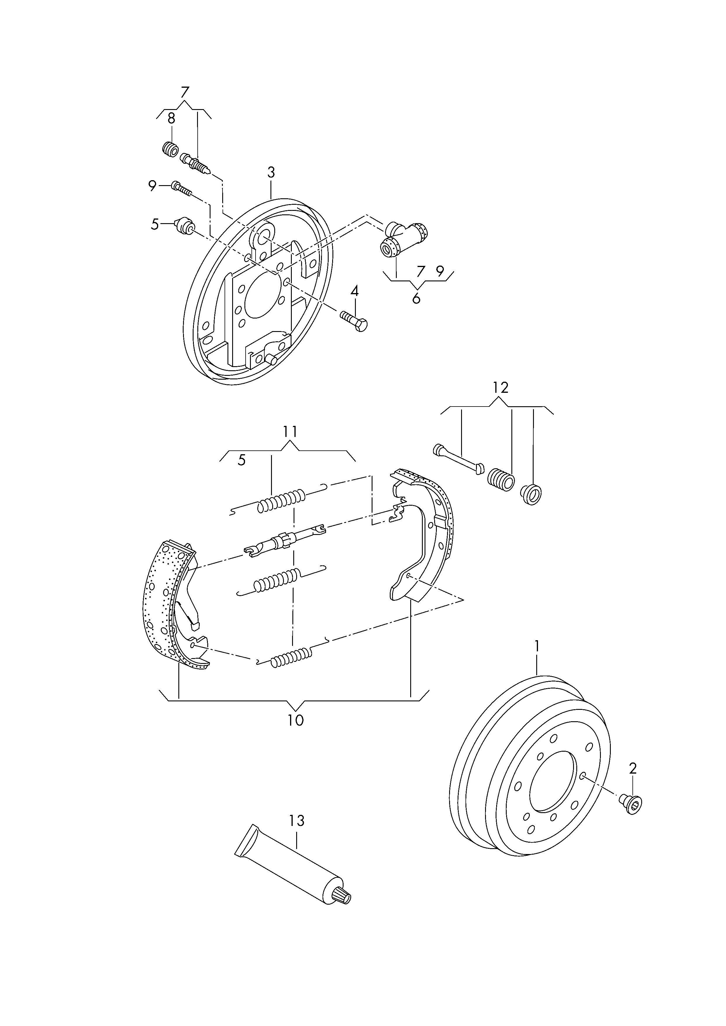 VAG 2H0 611 053 - Riteņa bremžu cilindrs ps1.lv