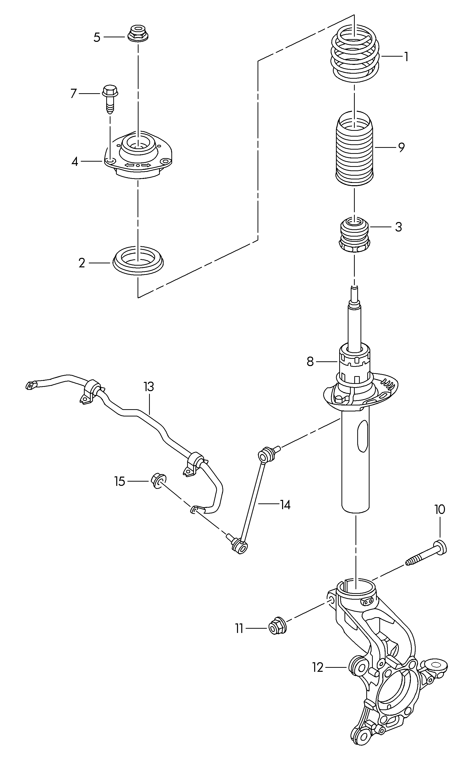 Seat 5C0413031Q - Amortizators ps1.lv