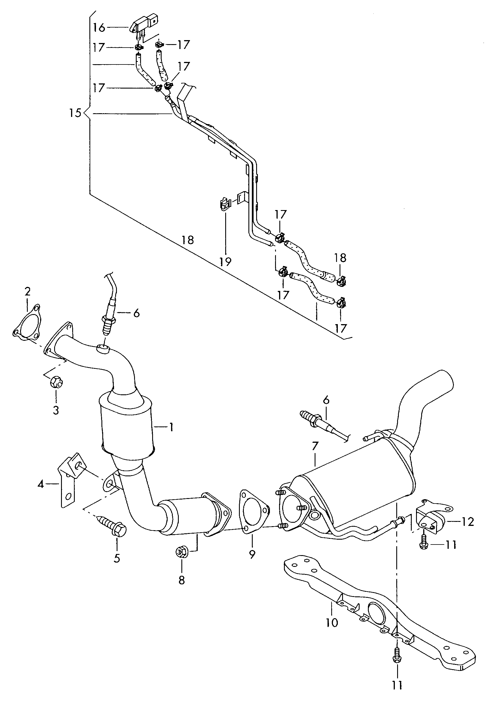 VW 7L6254401HX - Nosēdumu / Daļiņu filtrs, Izplūdes gāzu sistēma ps1.lv