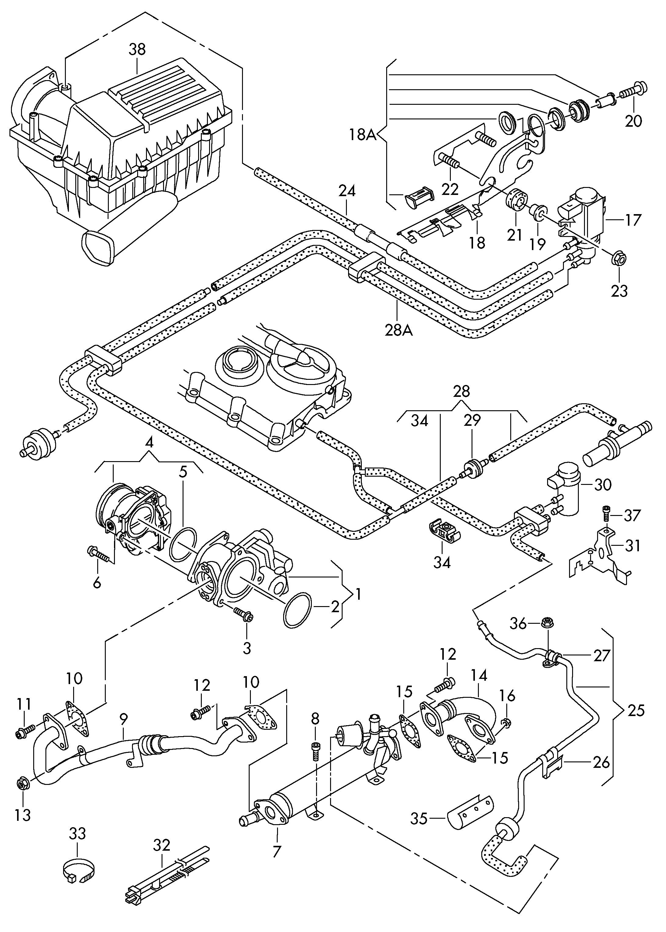 Skoda 03L 131 512 B - Radiators, Izplūdes gāzu recirkulācija ps1.lv