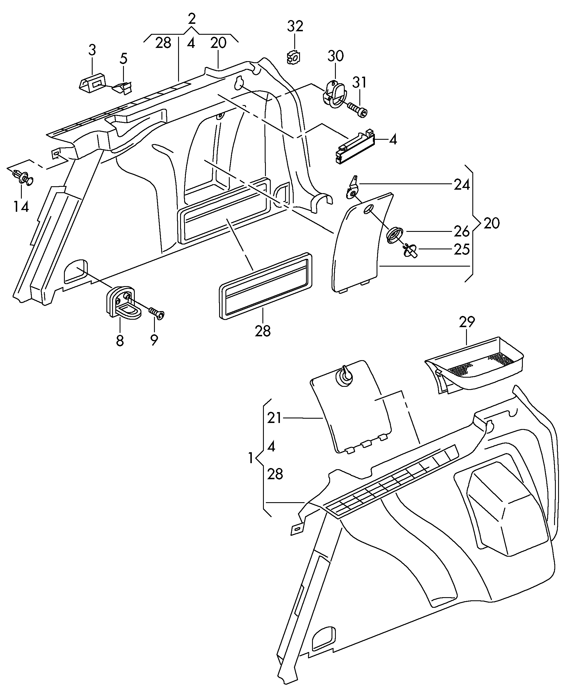 Seat 701867299 - Moldings / aizsarguzlika ps1.lv