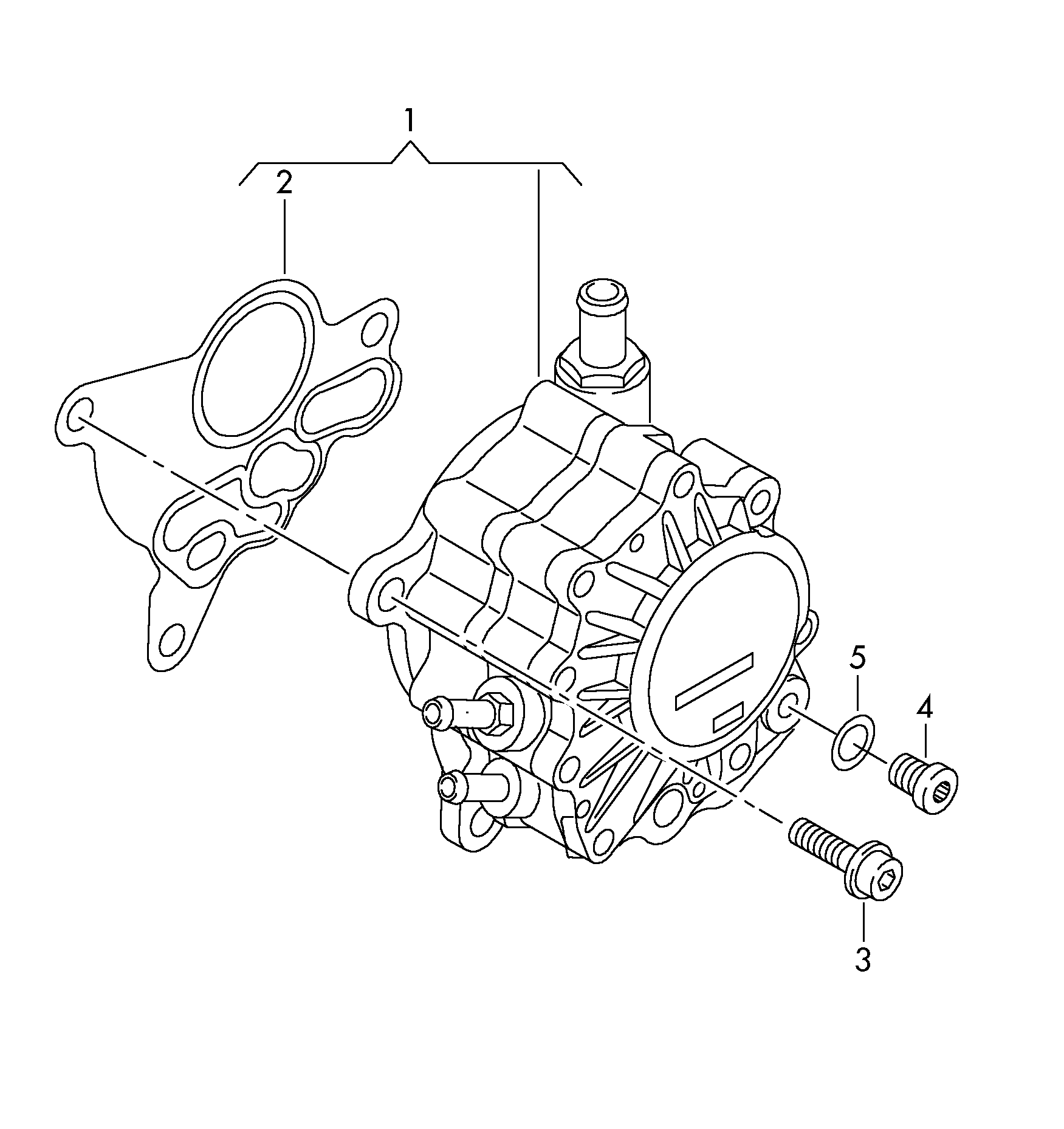 AUDI 03G 145 209 D - Vakuumsūknis, Bremžu sistēma ps1.lv