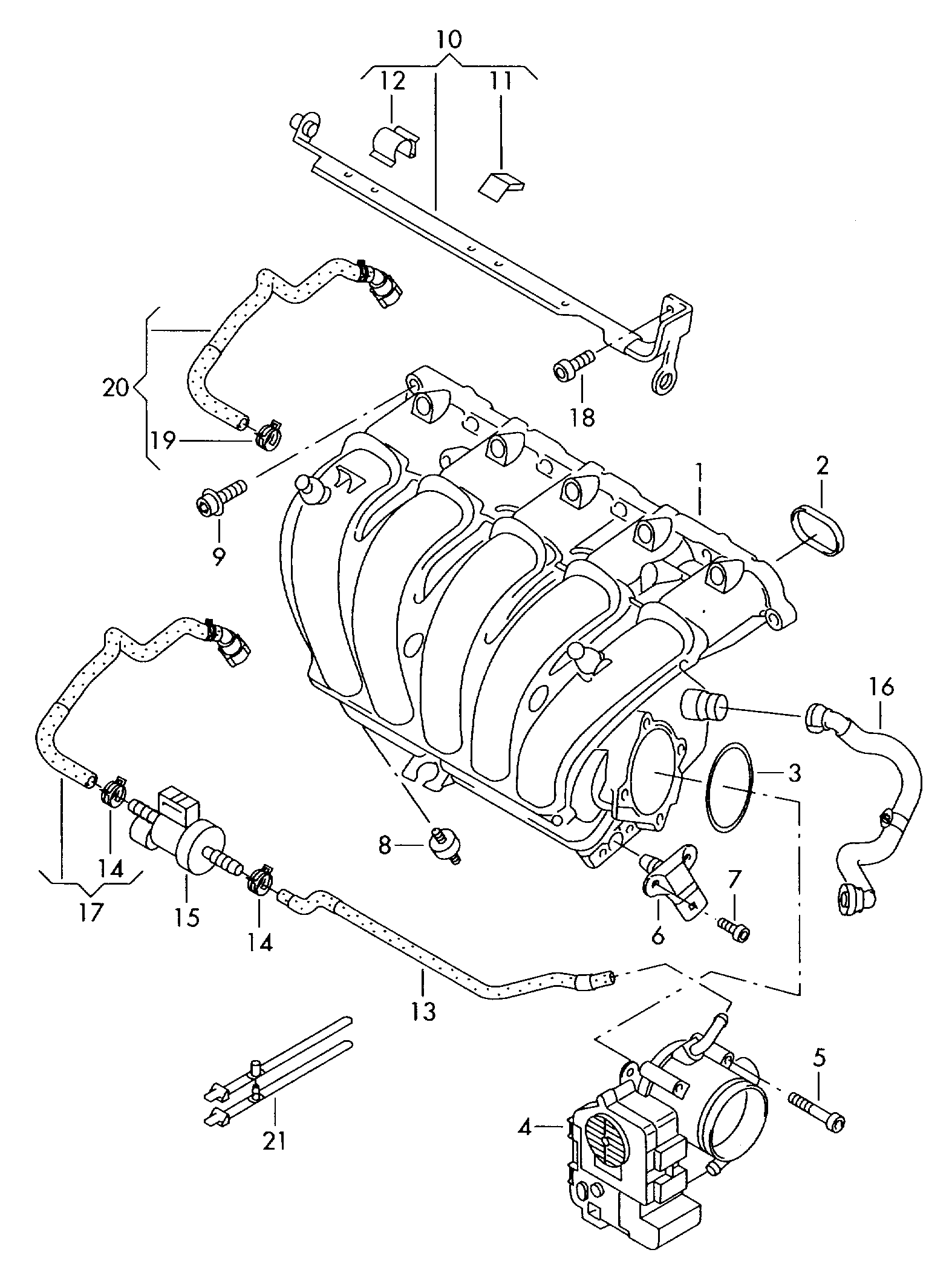 VAG 06E 906 517 A - Ventilācijas vārsts, Degvielas tvertne ps1.lv