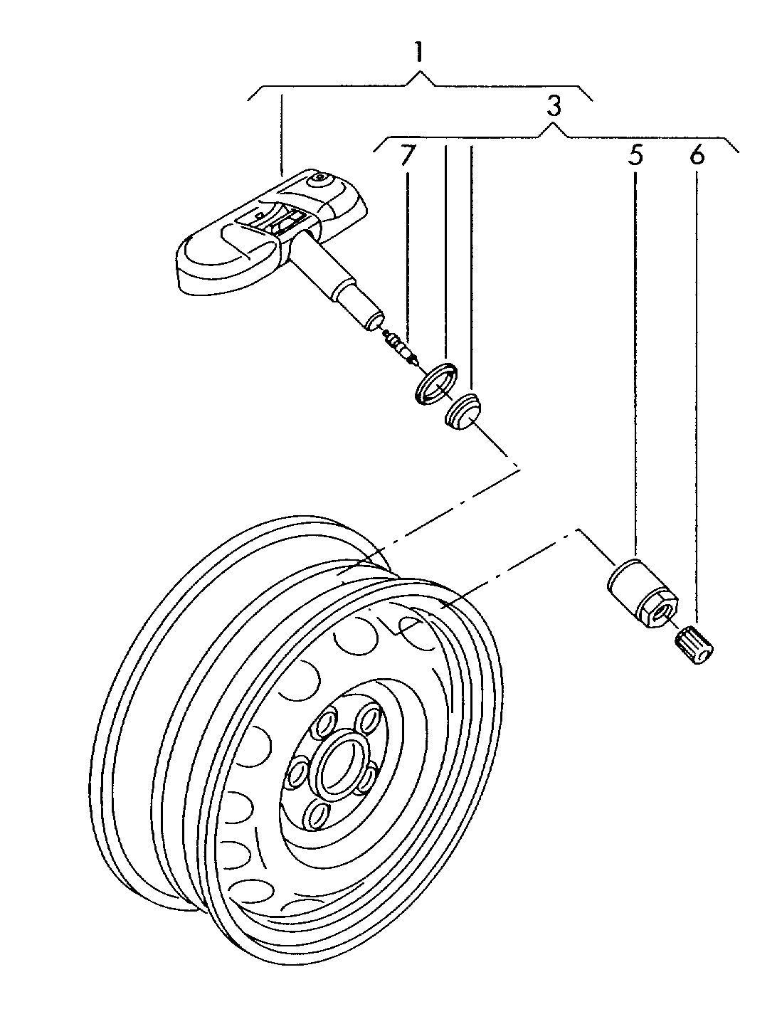 VAG 1K0 998 275 - Impulsu devējs, Kloķvārpsta ps1.lv