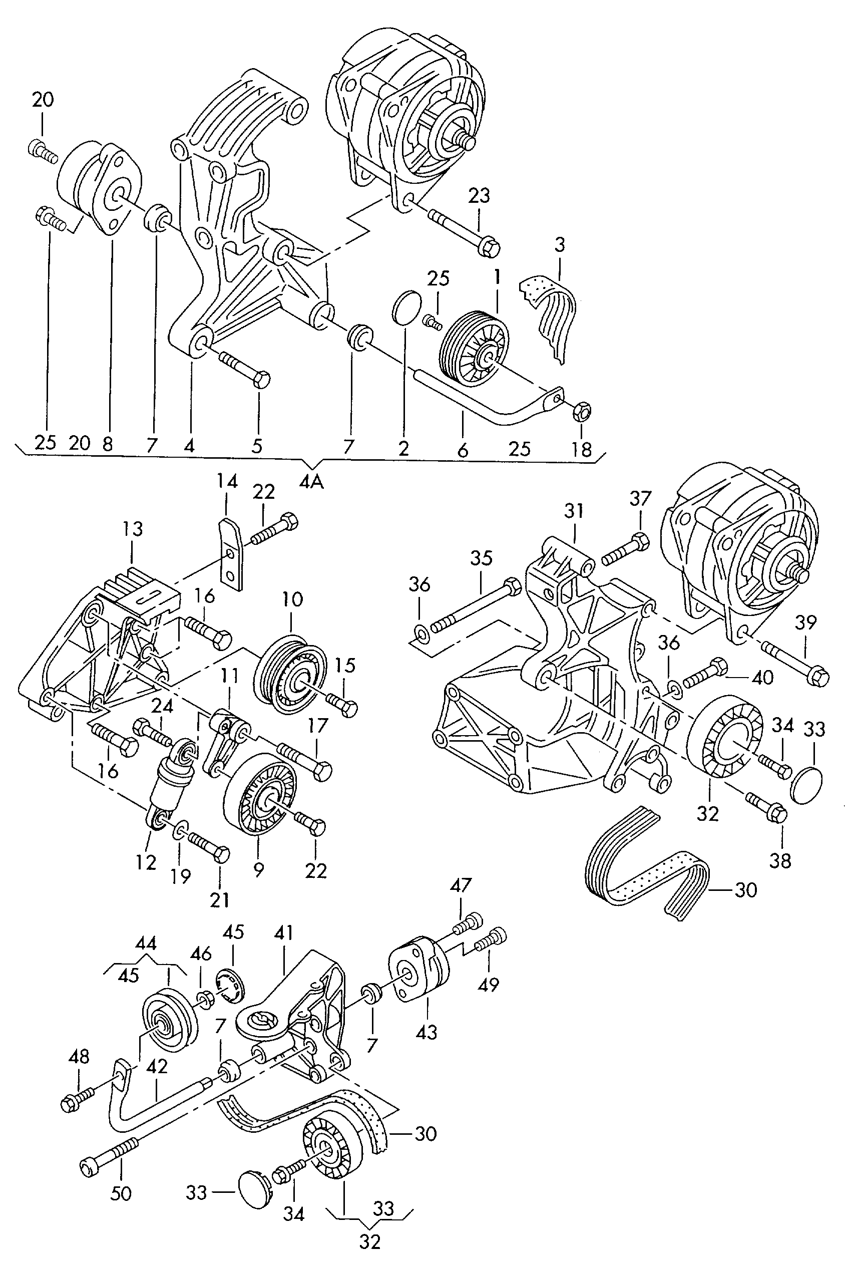 Seat 074 260 849 AE - Poly-V-belt ps1.lv