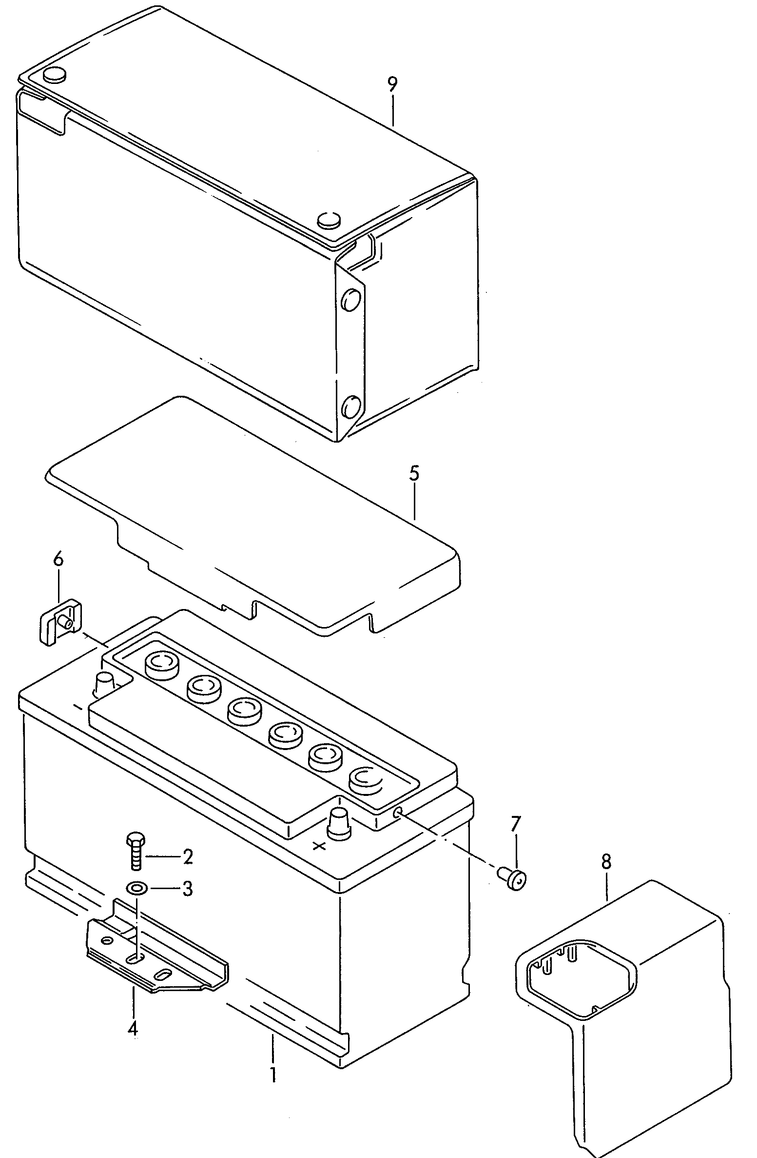 Seat 000 915 105 AA - Startera akumulatoru baterija ps1.lv