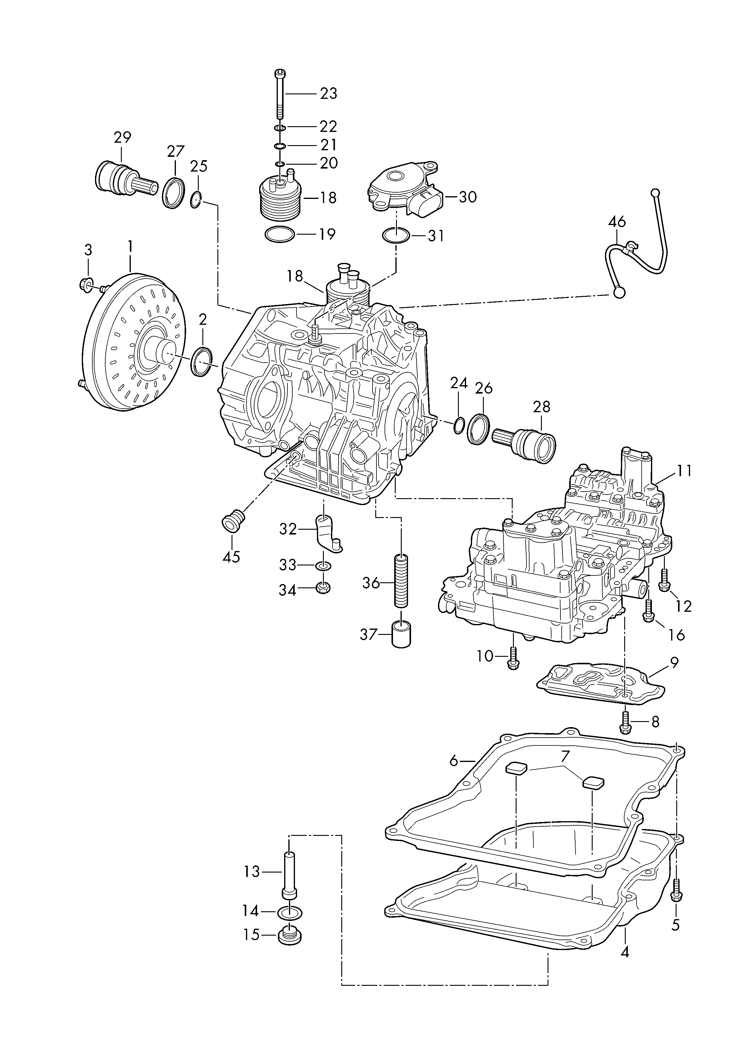 VAG 09G 325 429 B - Hidrofiltrs, Automātiskā pārnesumkārba ps1.lv