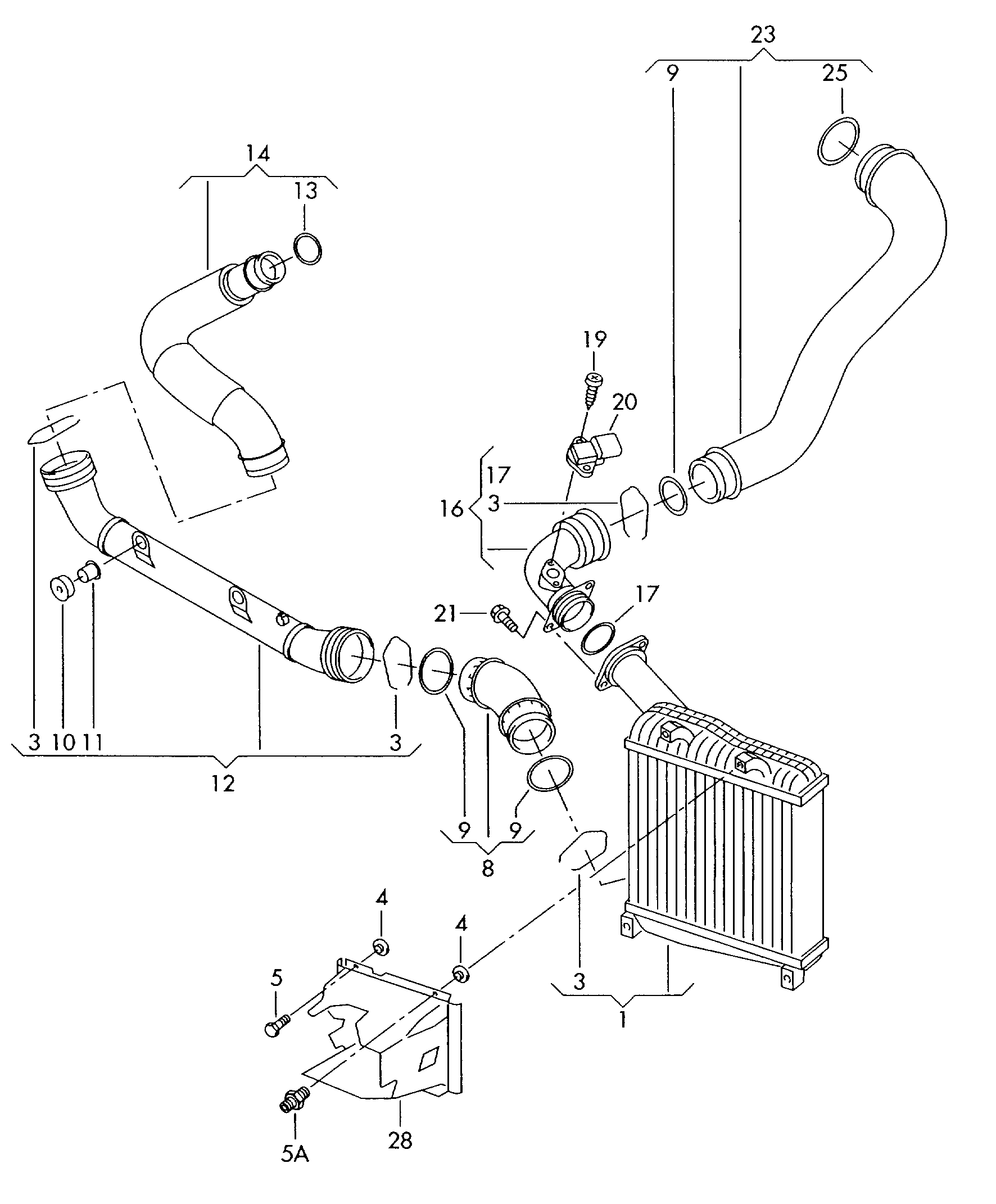 VAG N  91063401 - Blīve, Ieplūdes kolektors ps1.lv