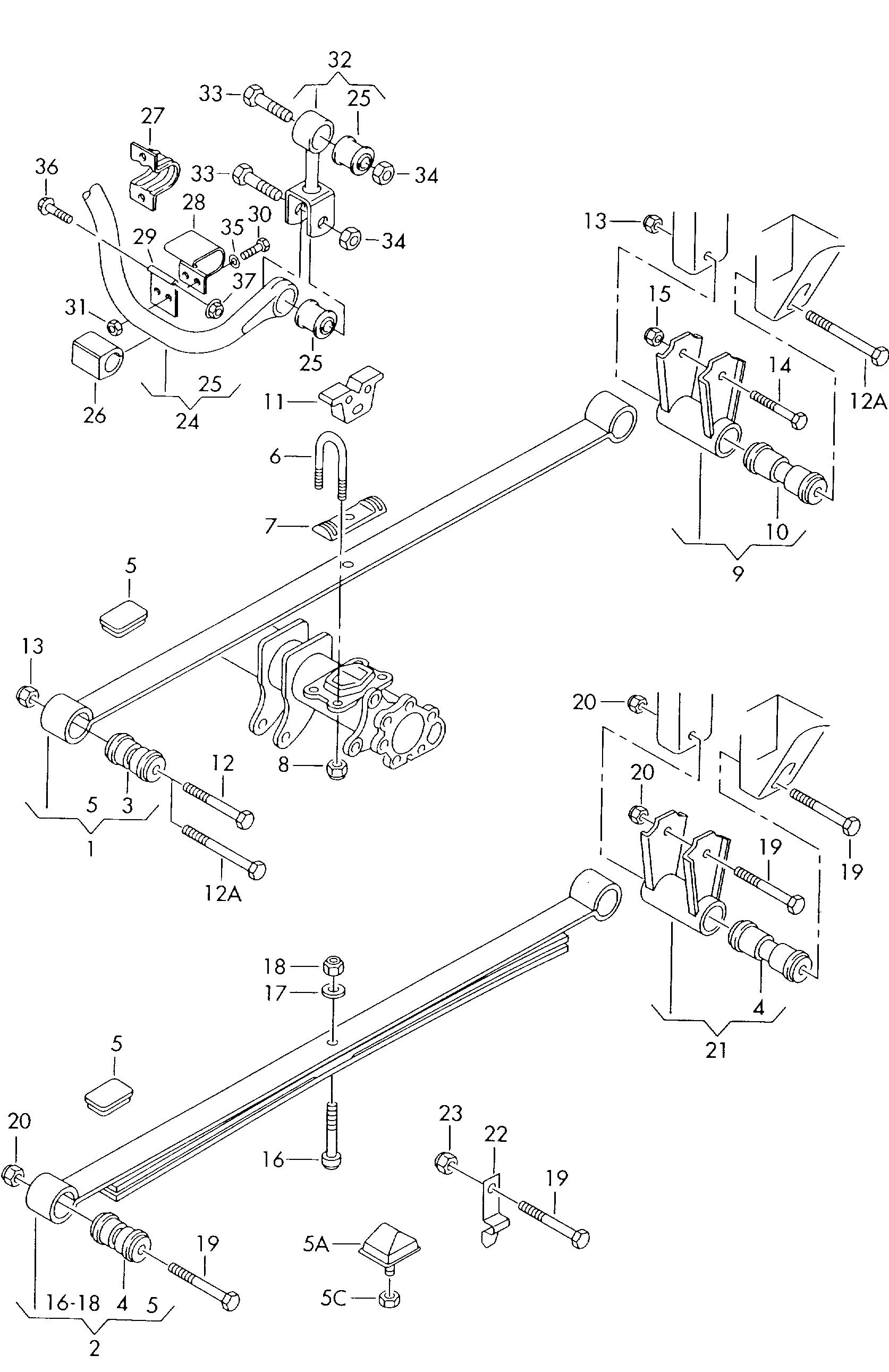 AUDI 2D0 511 413 - Bukse, Stabilizators ps1.lv