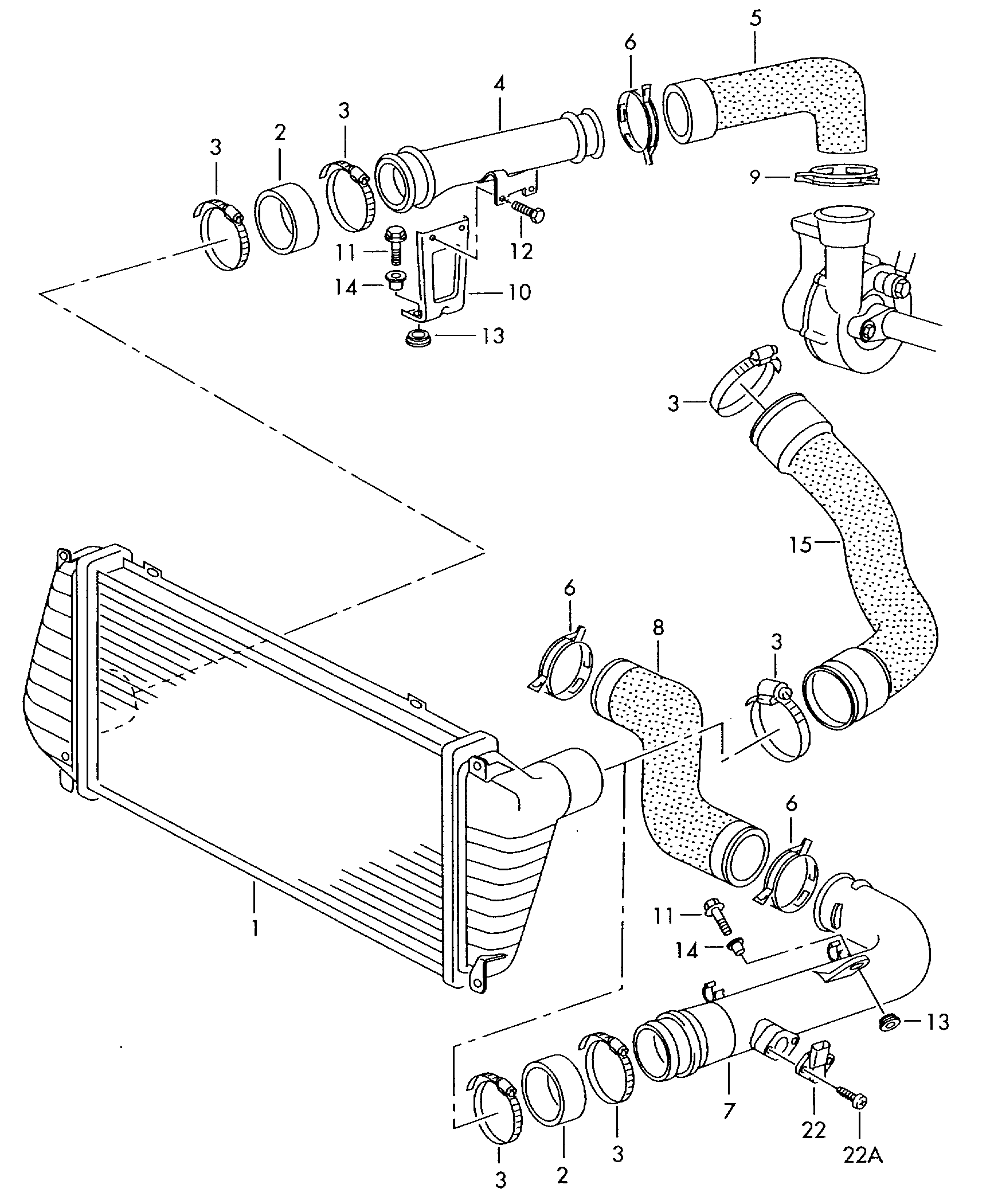 Seat 2D0 145 856 D - Pūtes sistēmas gaisa caurule ps1.lv