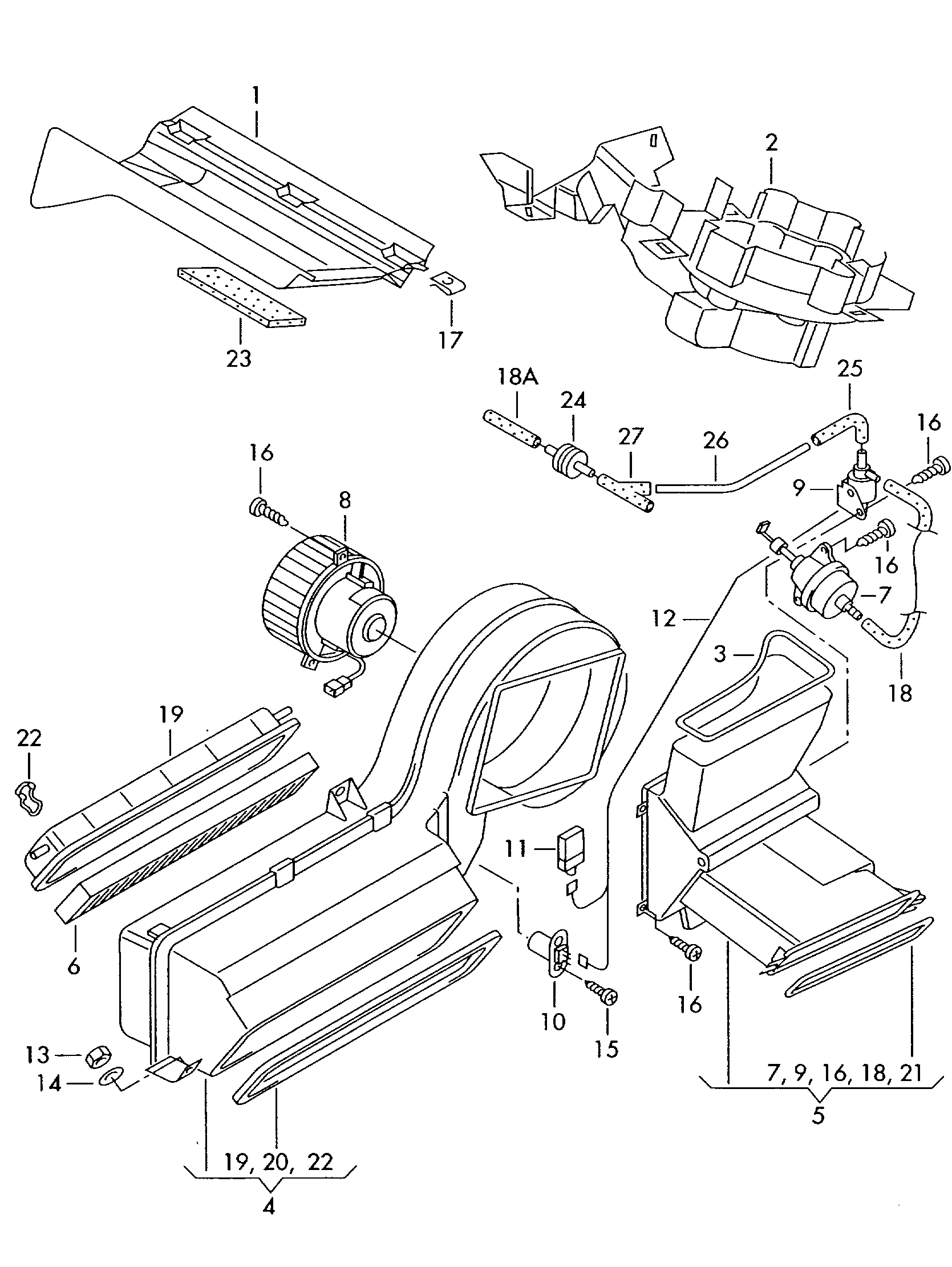 VW 2D0 959 263A - Rezistors, Salona ventilators ps1.lv