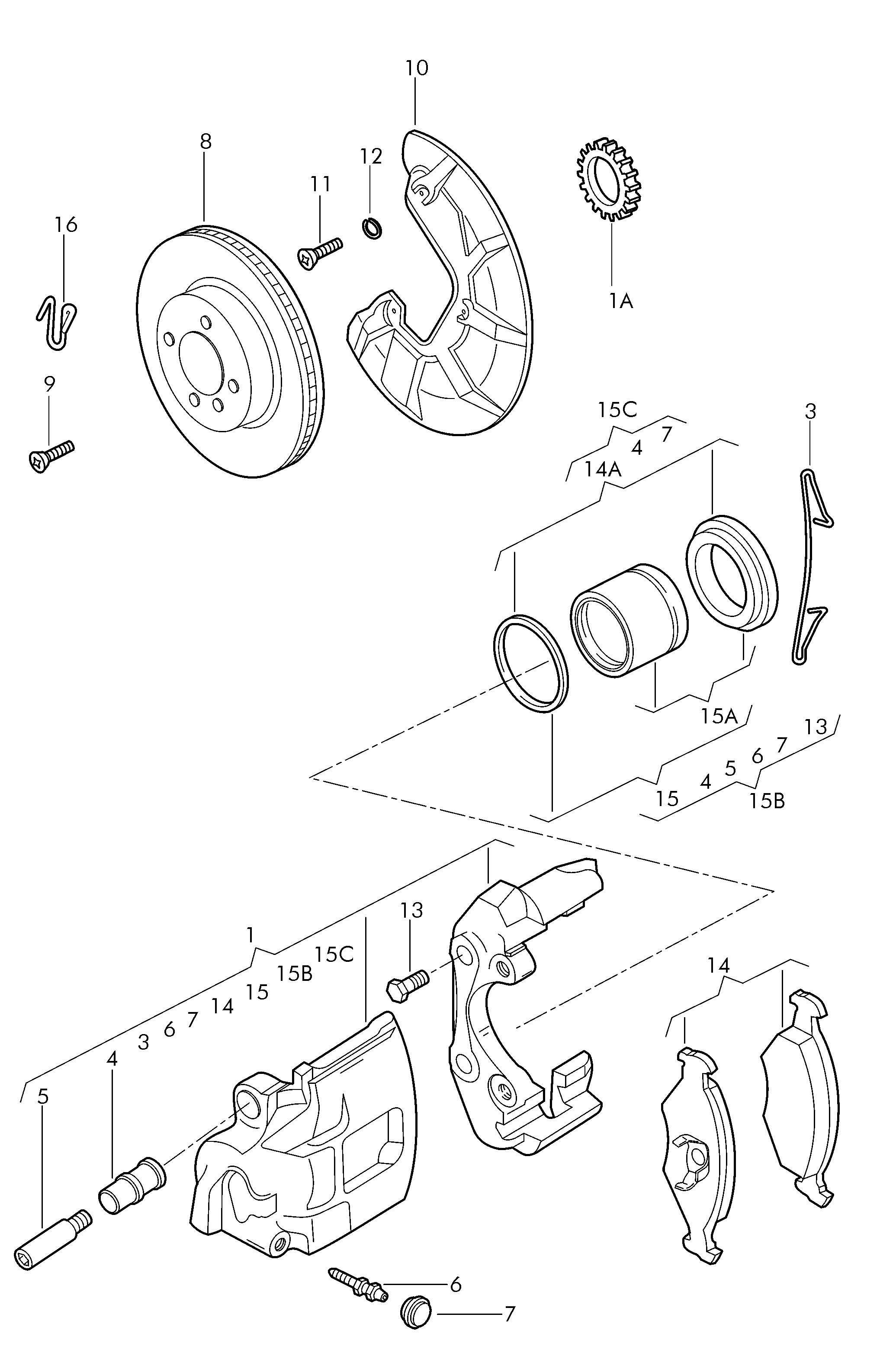 AUDI N  10112603 - Skrūve, Bremžu disks ps1.lv