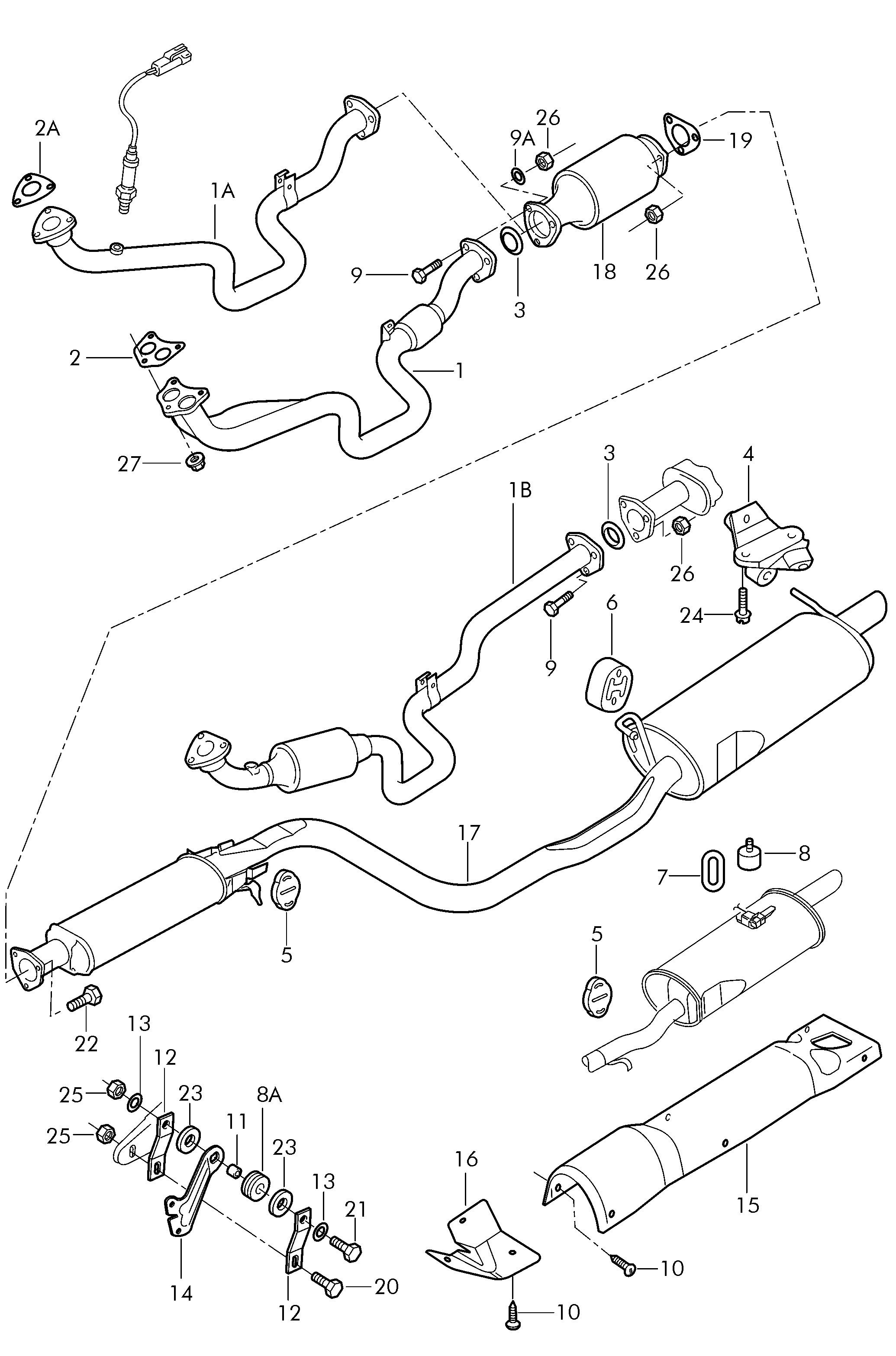 Seat 823253147A - Kronšteins, Trokšņa slāpētājs ps1.lv