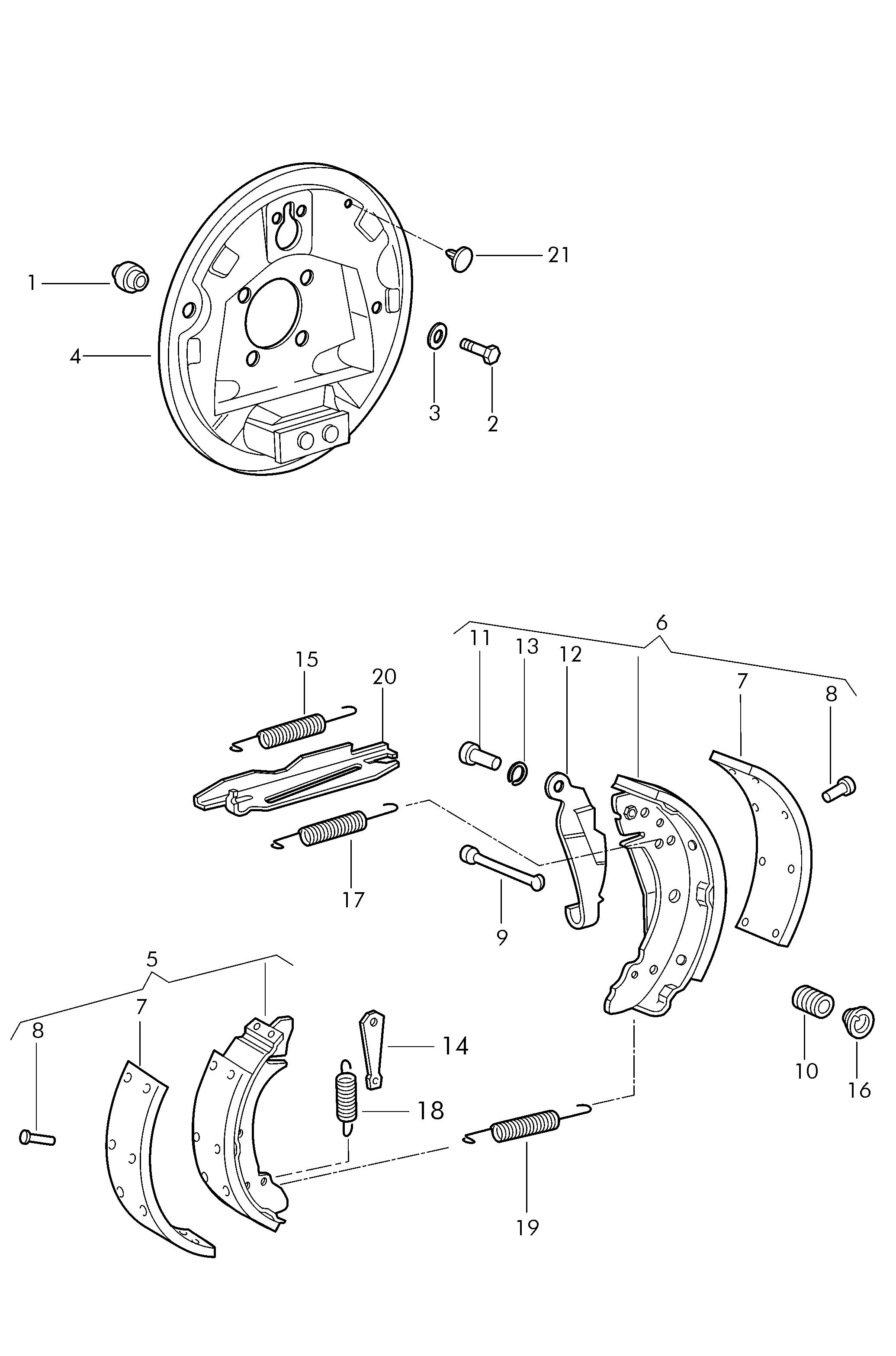 VAG 3096095271 - Bremžu loku komplekts ps1.lv