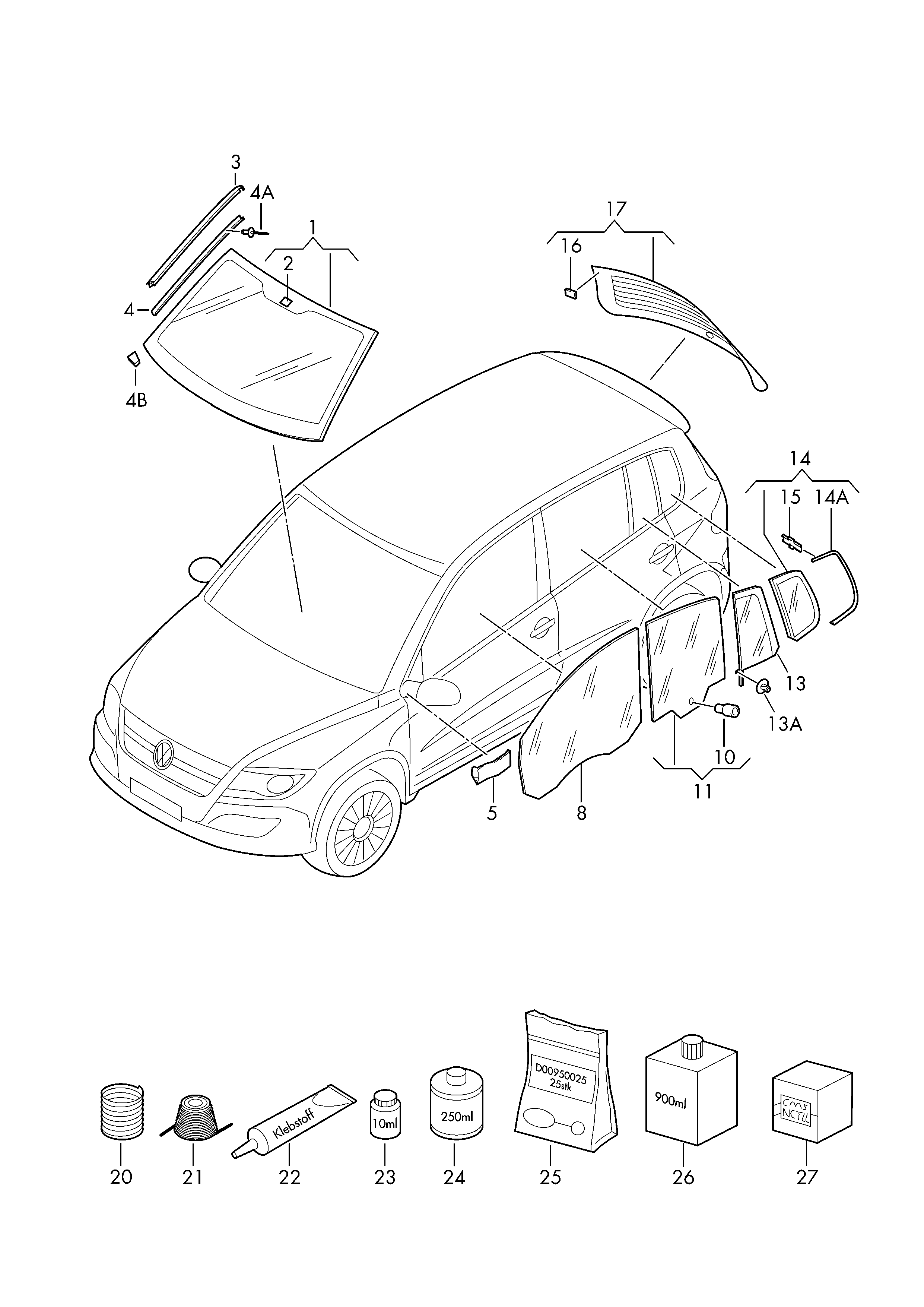 VAG 5N0845025A - Sānu logs ps1.lv