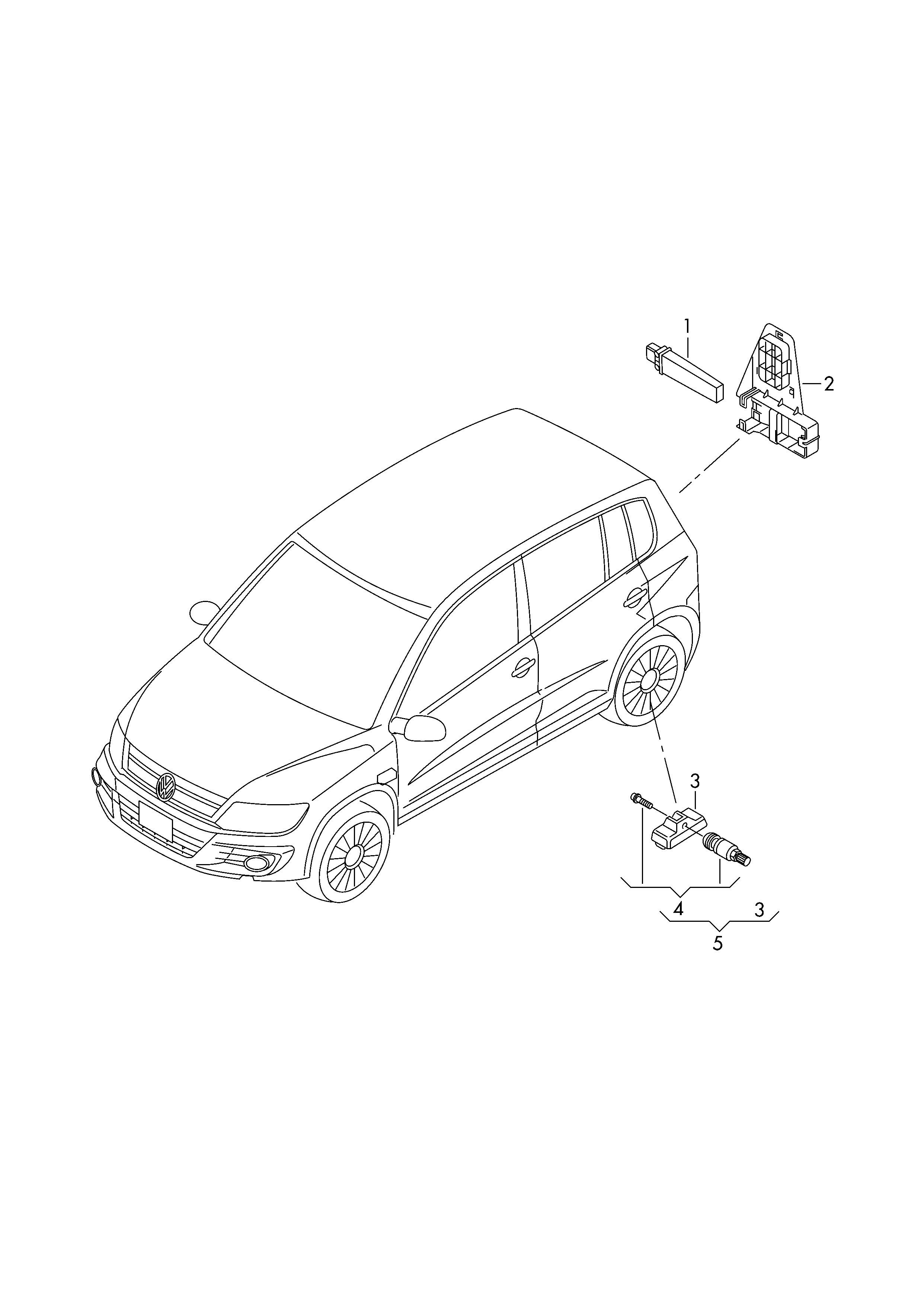 Seat 3AA907275B - Riteņu grieš. ātruma devējs, Riepu spiediena kontroles sist. ps1.lv