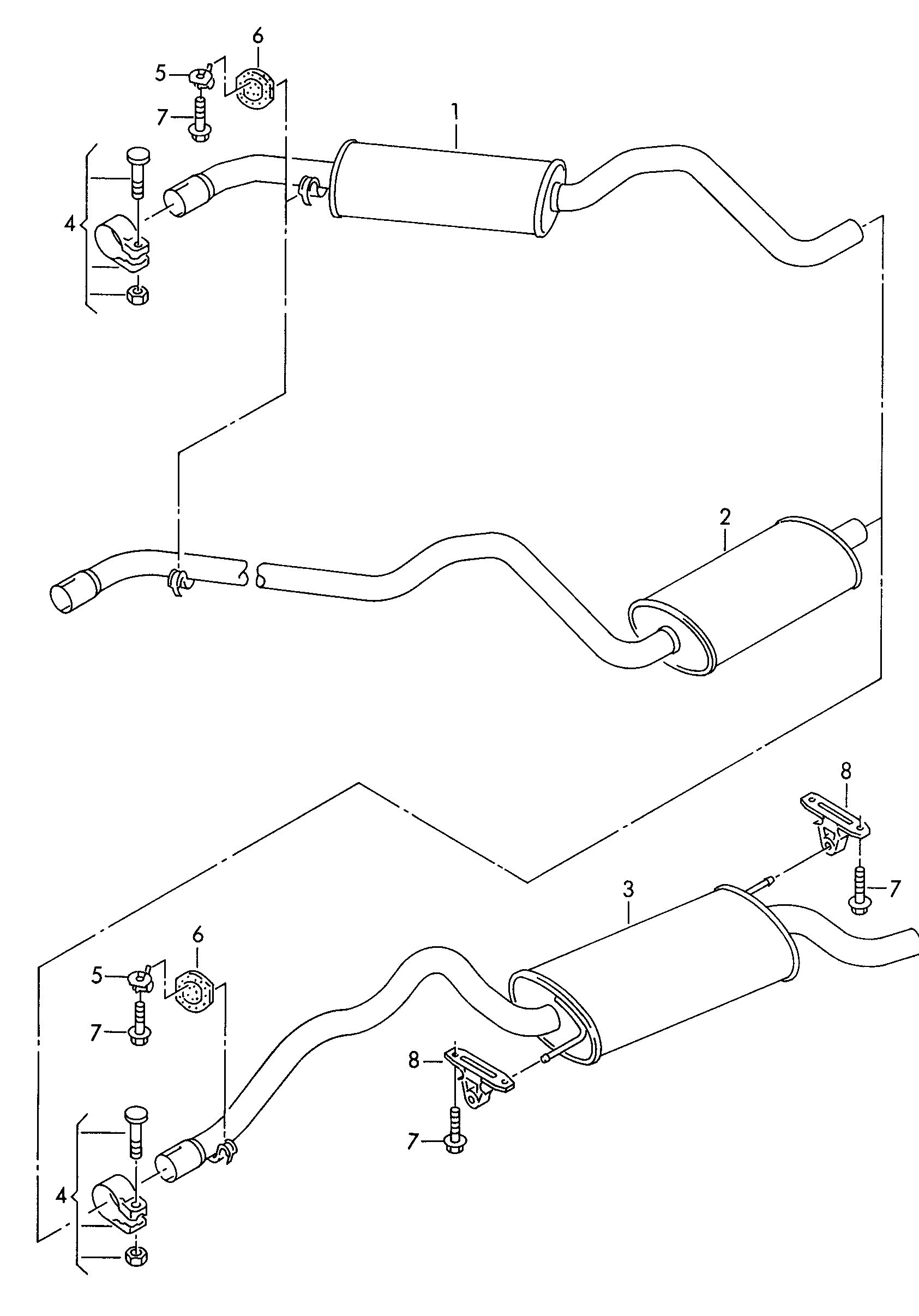 VAG 8A0 253 147 A - Bukse, Stabilizators ps1.lv