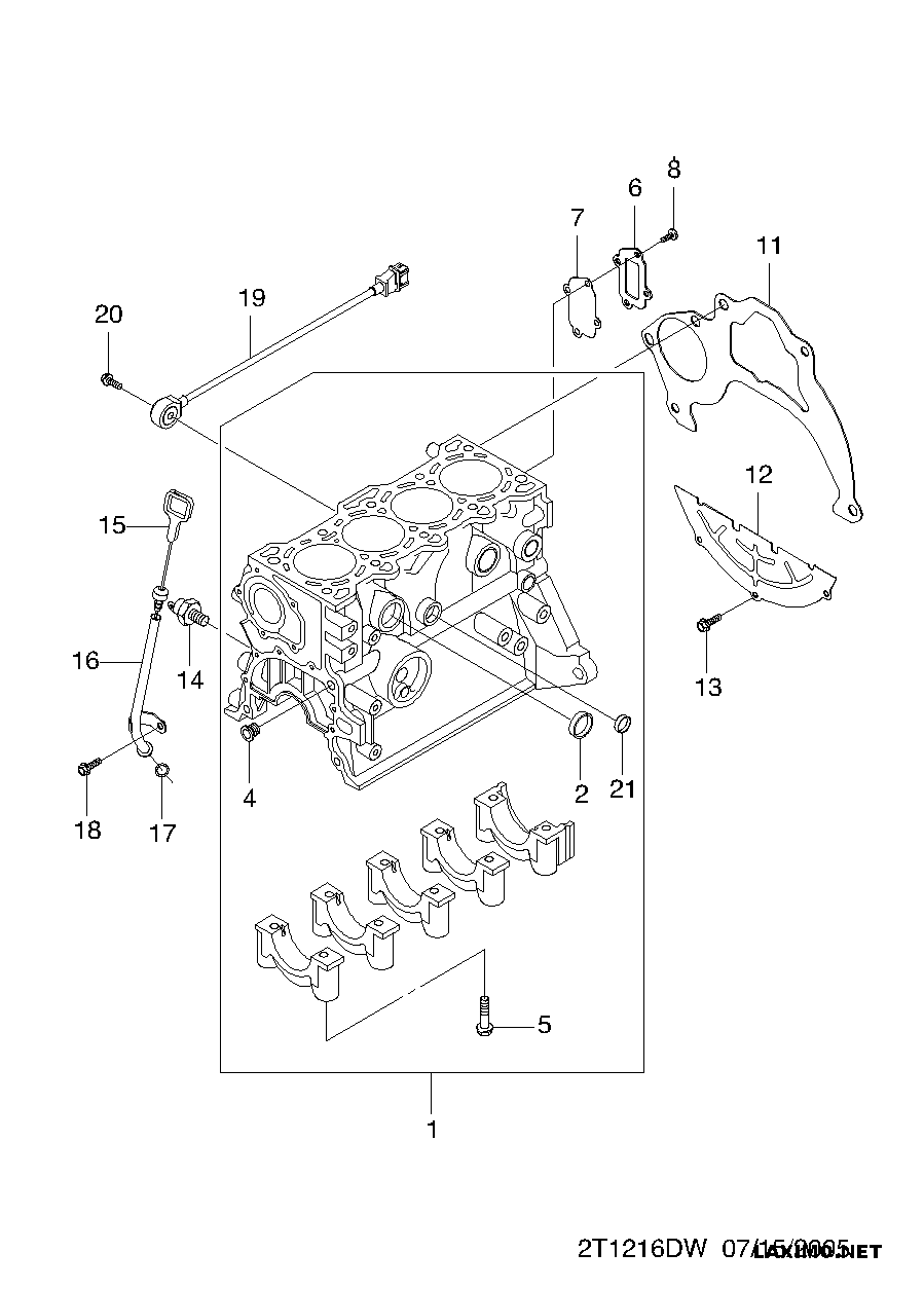 Opel 13248630 - Piekare, Dzinējs ps1.lv