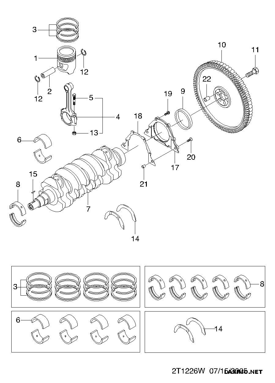 CHEVROLET (SGM) 96832585 - Centrālais izslēdzējmehānisms, Sajūgs ps1.lv