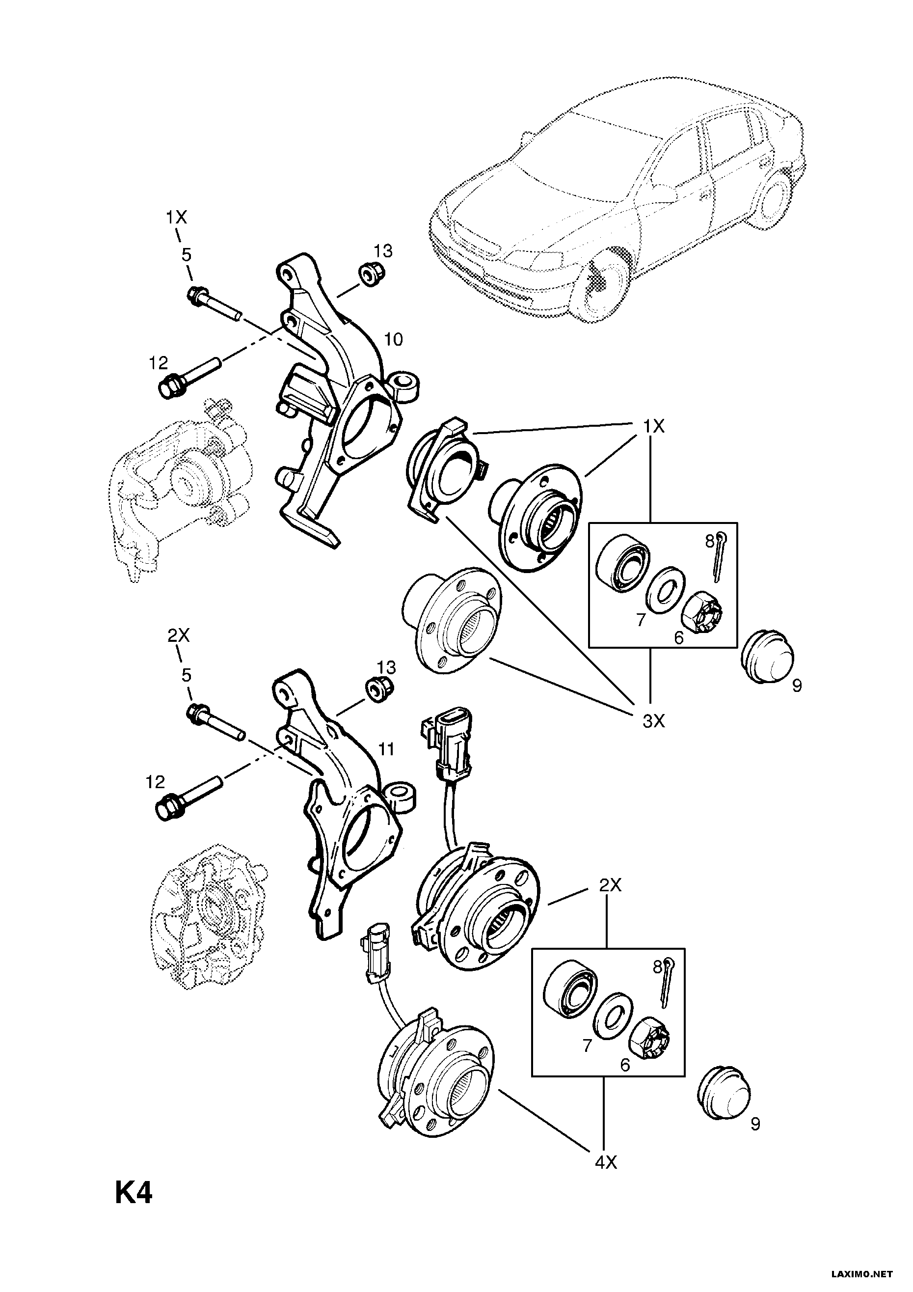 Opel 16 03 209 - Riteņa rumbas gultņa komplekts ps1.lv