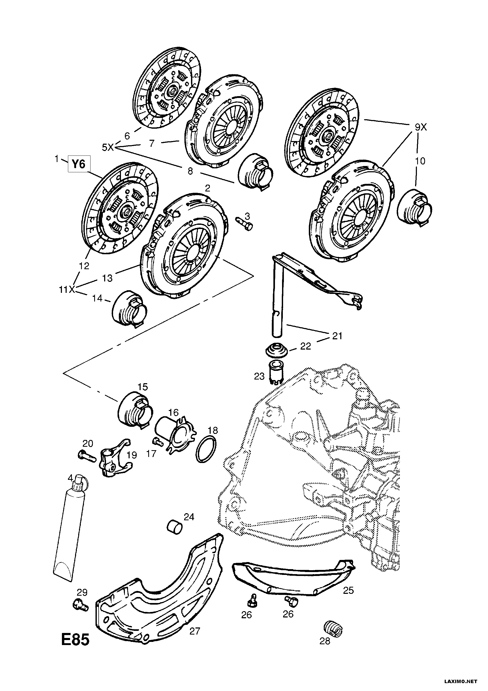 Vauxhall R91149402 - Sajūga komplekts ps1.lv