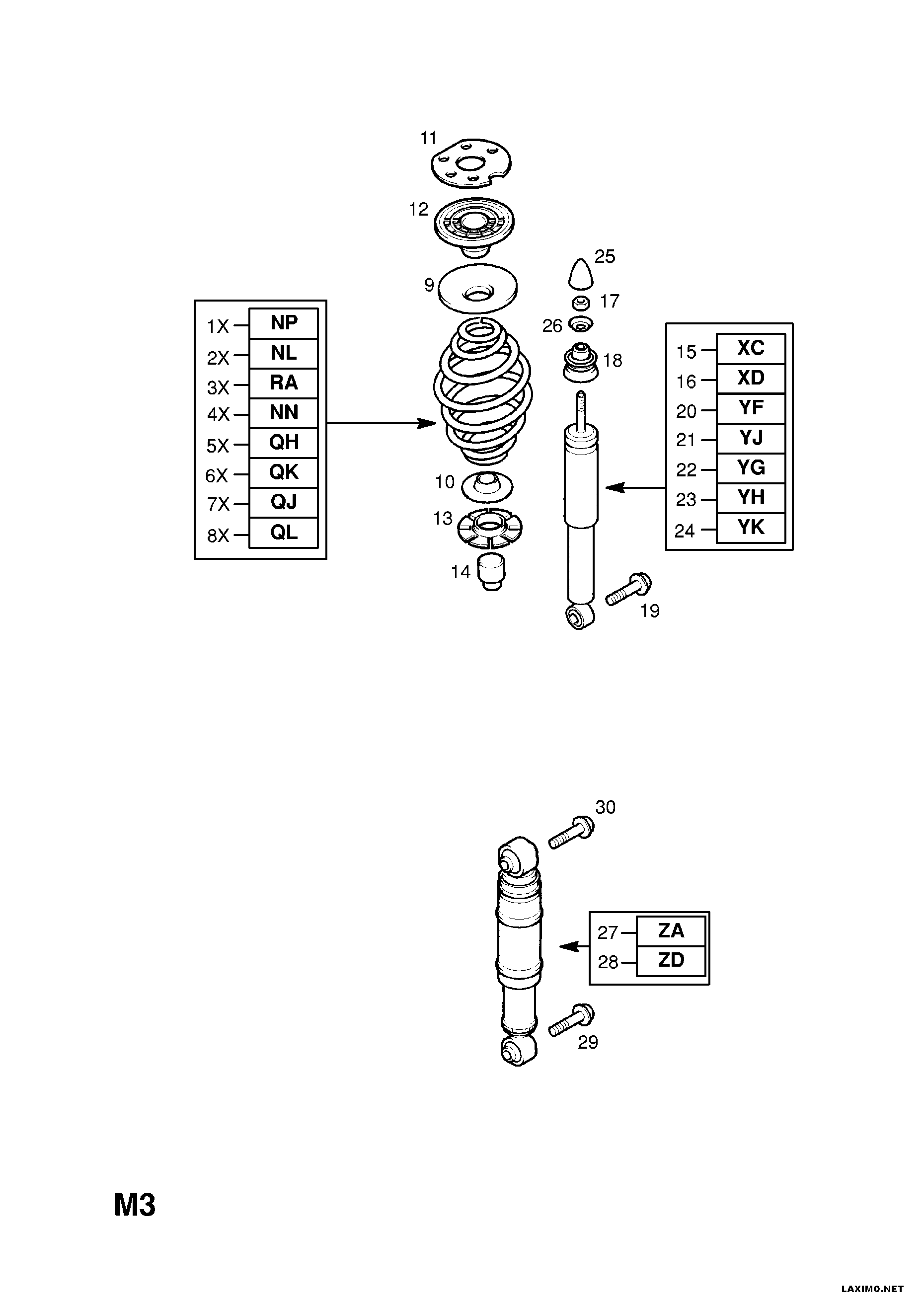 Vauxhall 4 36 305 - Amortizators ps1.lv