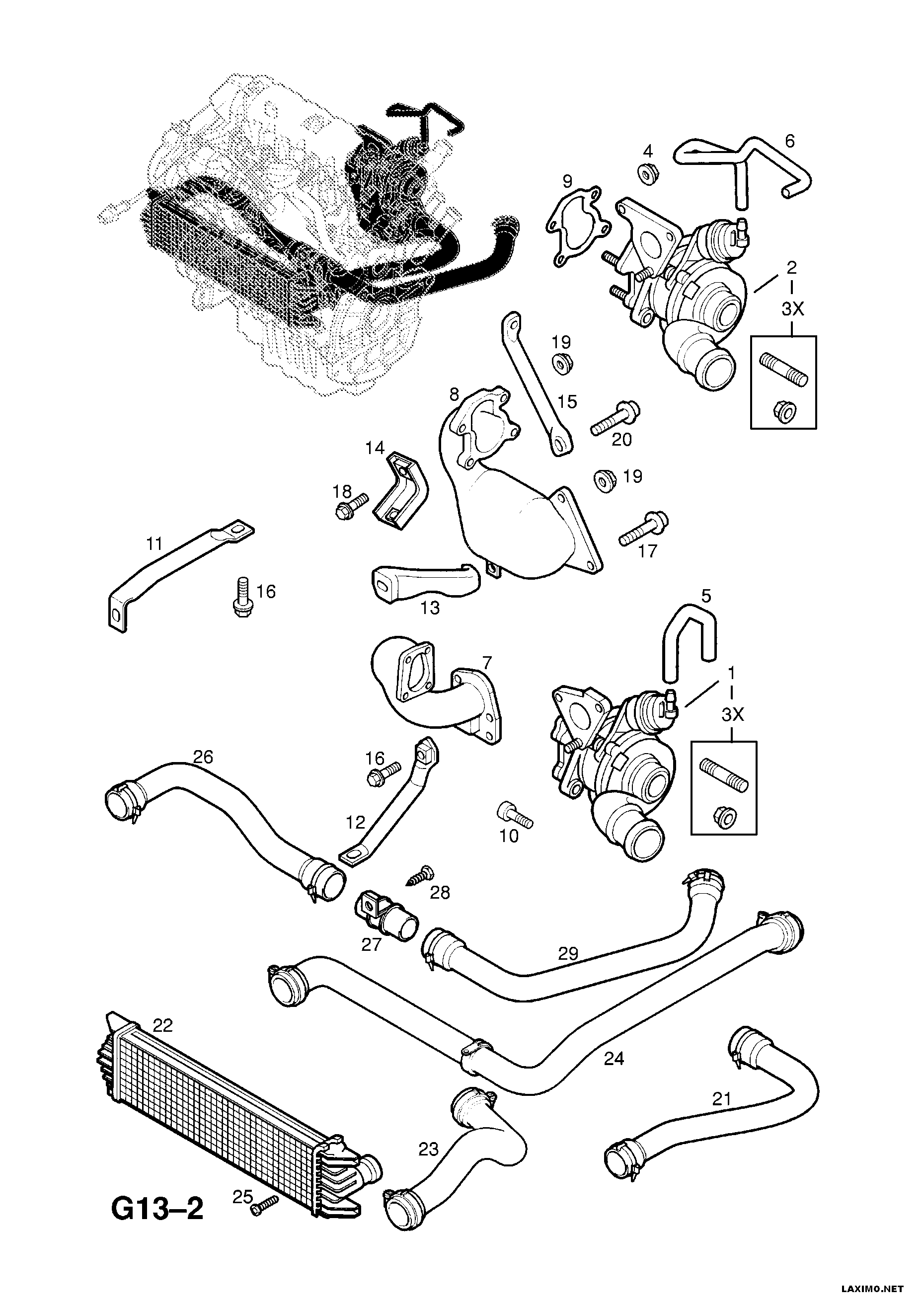 Vauxhall 44 02 643 - Kompresors, Turbopūte ps1.lv