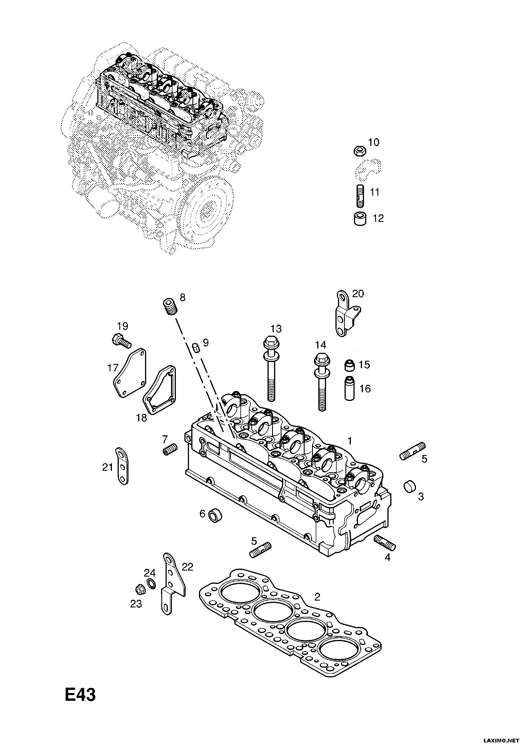 Opel 44 03 139 - Blīvgredzens, Vārsta kāts ps1.lv