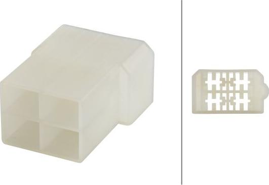 HELLA 8JD-008-152-041 - Штекерный корпус ps1.lv