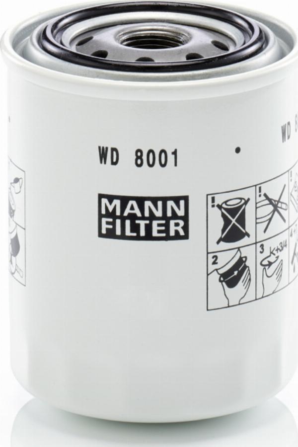 Mann-Filter WD8001 - Фильтр, система рабочей гидравлики ps1.lv